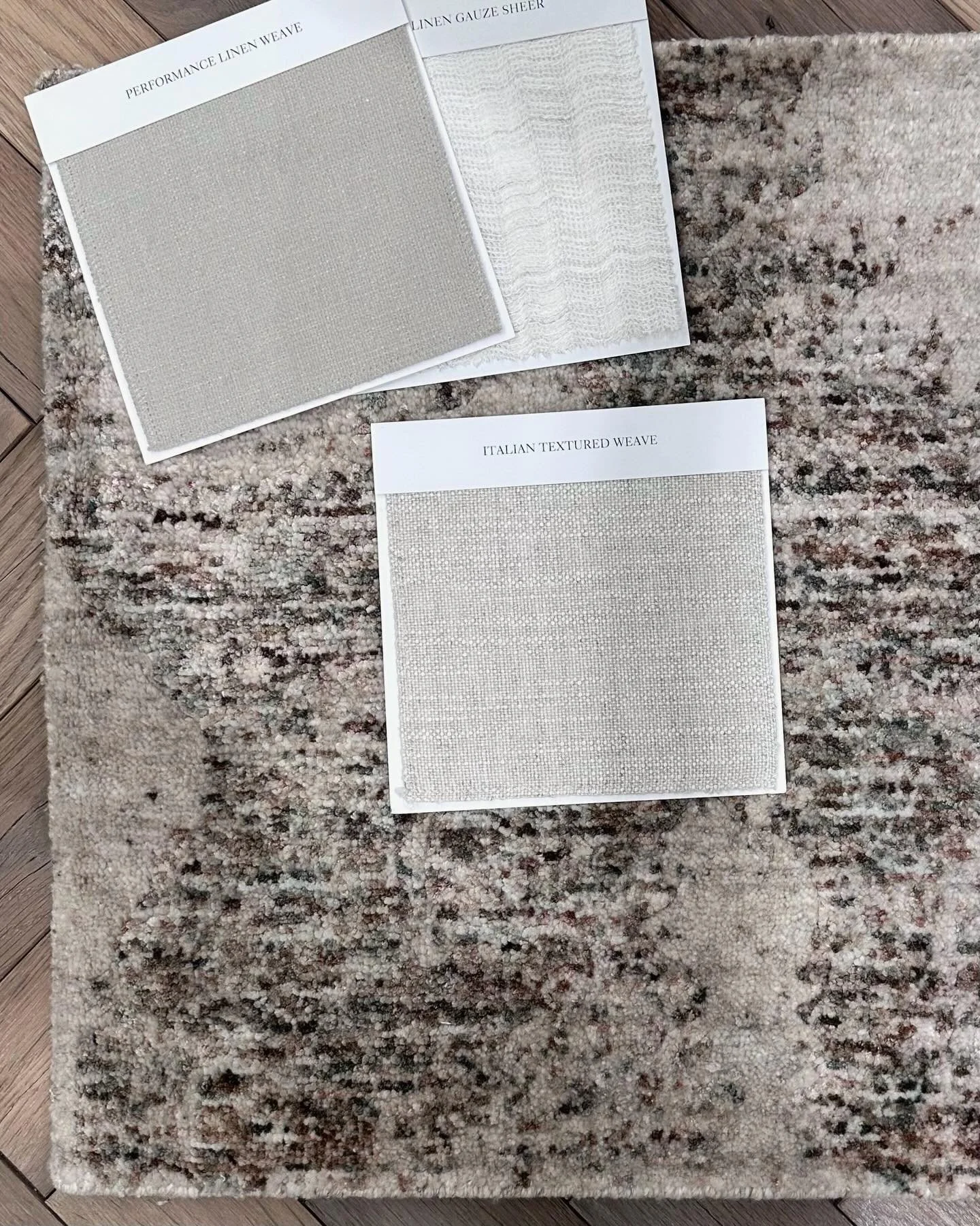 Feeling inspired with @arhaus rugs and Restoration Hardware drapery. 

When selecting fabrics, we&rsquo;re balancing more than aesthetics:
&bull; How it catches light
&bull; How it performs daily
&bull; How it ages over time

Beautiful and practical 