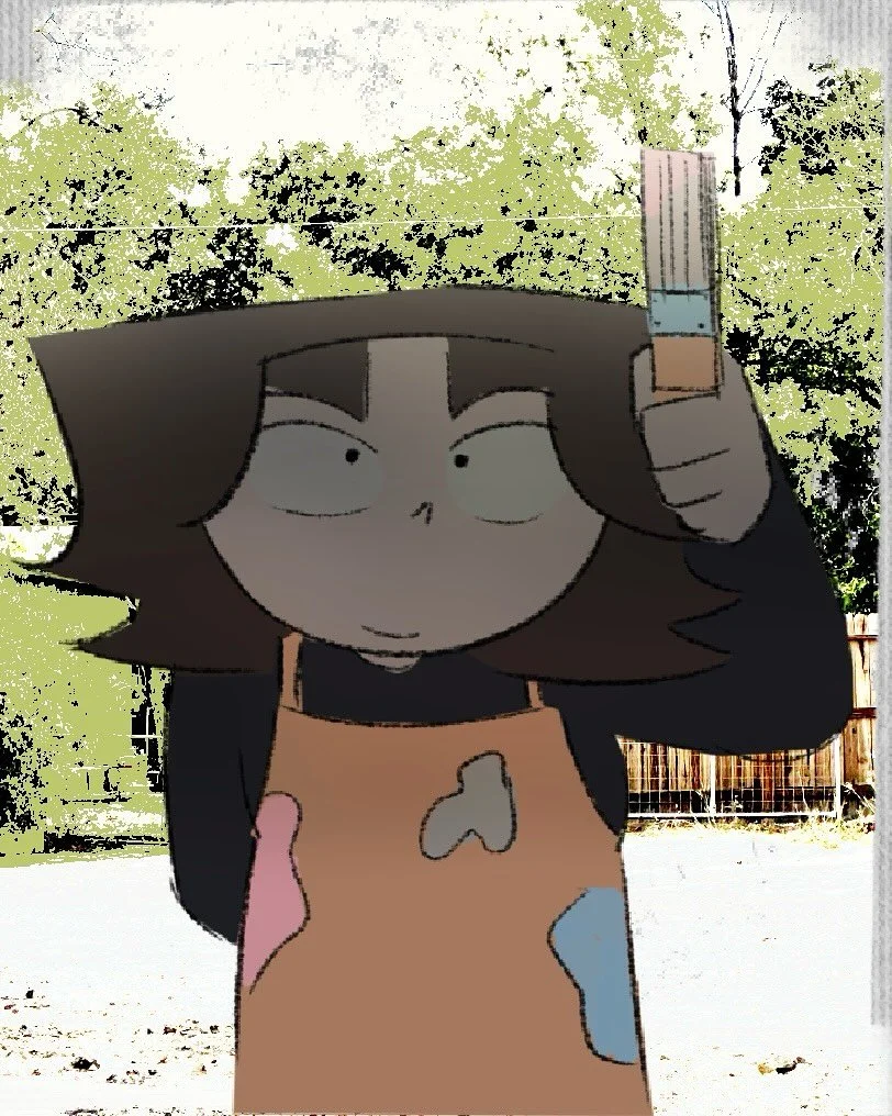 Happy Trans Awareness week &lt;3 🏳️&zwj;⚧️

hope I&rsquo;m not too late with uploading this!
I wish every one of my trans viewers/ supporters a very happy week!! 
To give context to the comic Charlie and Sara are both doing volunteer work! Charlie i