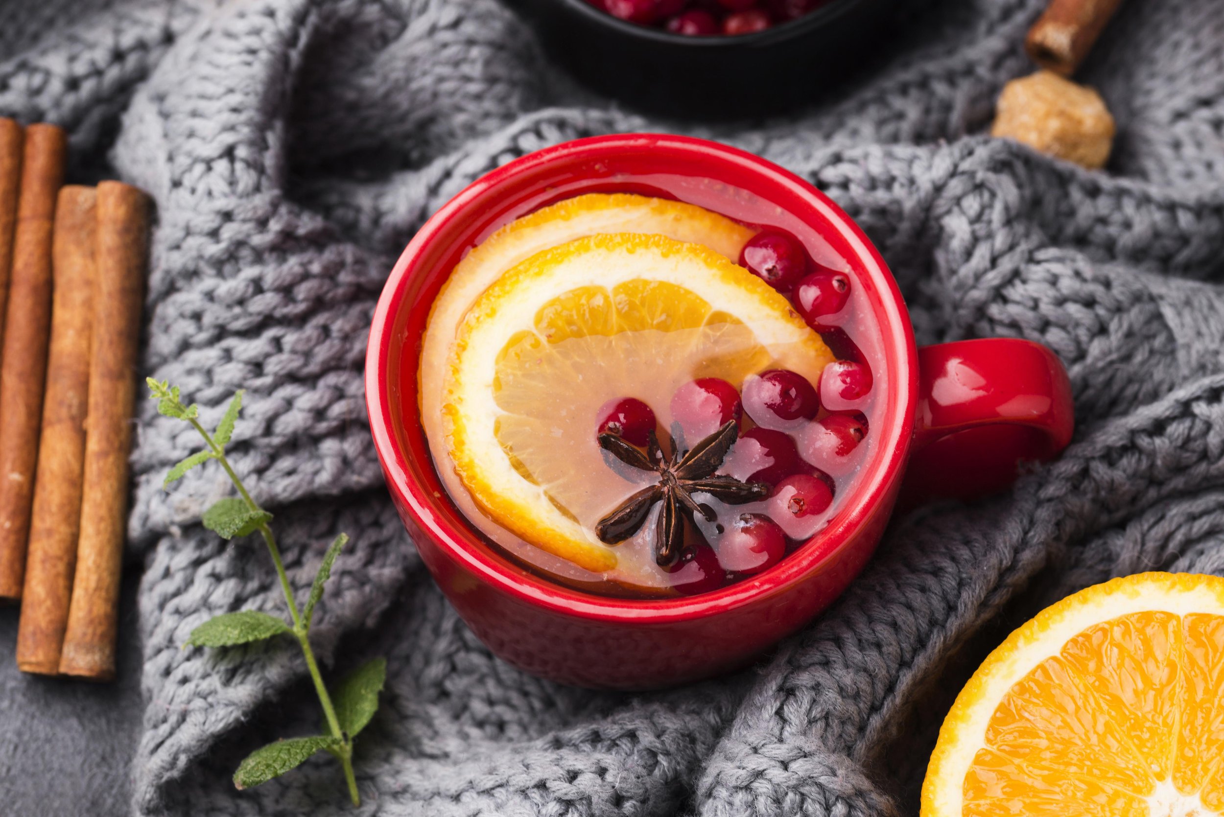 FREE Winter Solstice Celebration Fireside Chat for Friends - A Cranberry & Orange Themed Online Hangout!