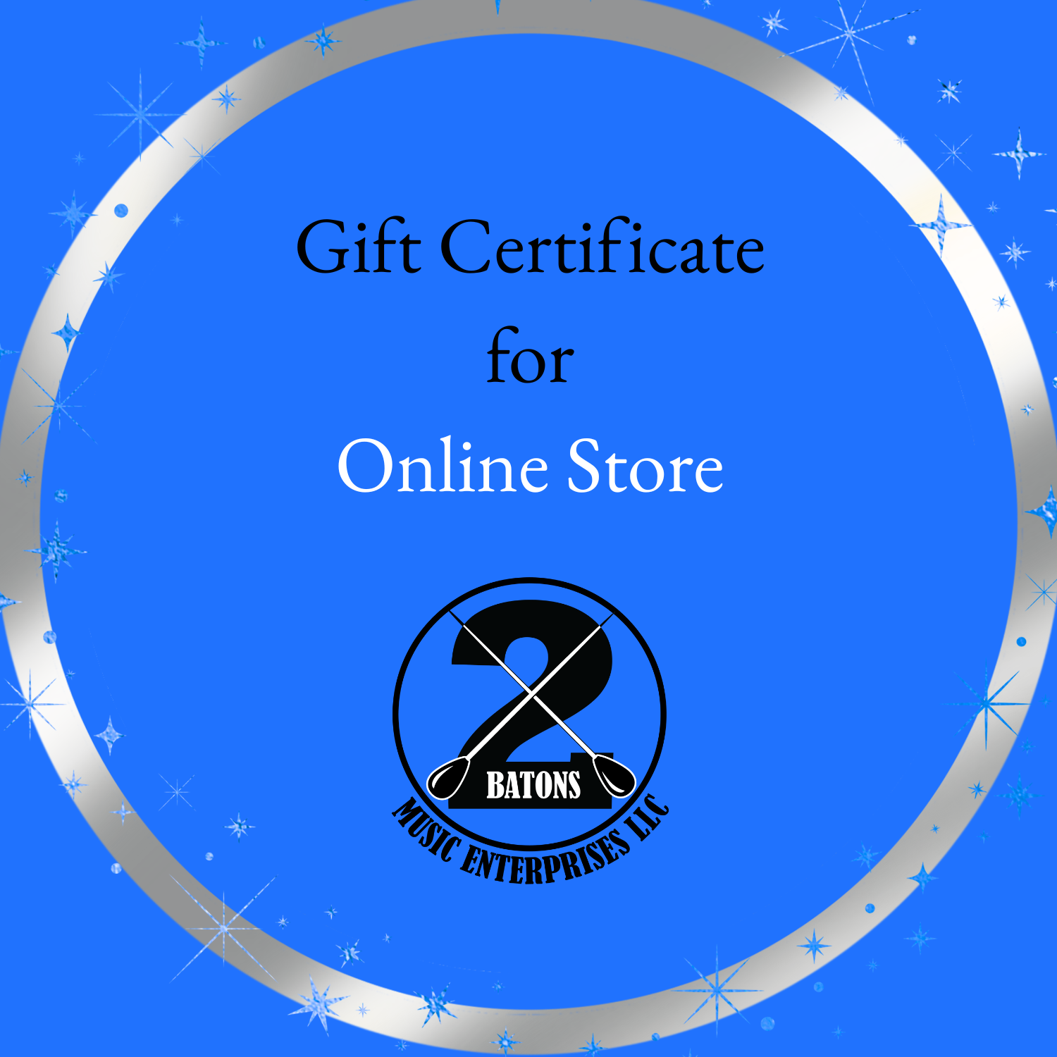 2 Batons Online Store Gift Card