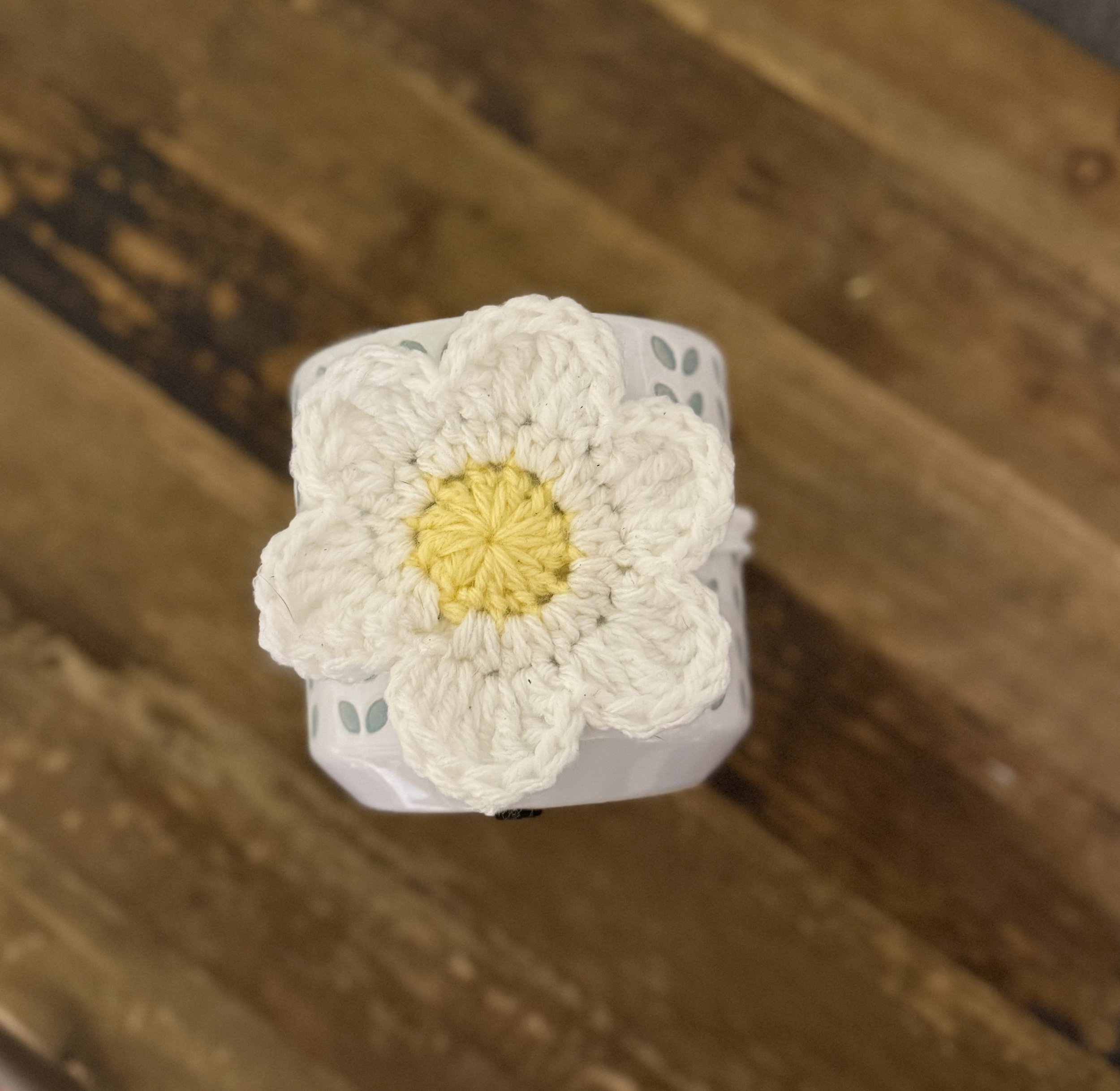 Oversized White Daisy Headband