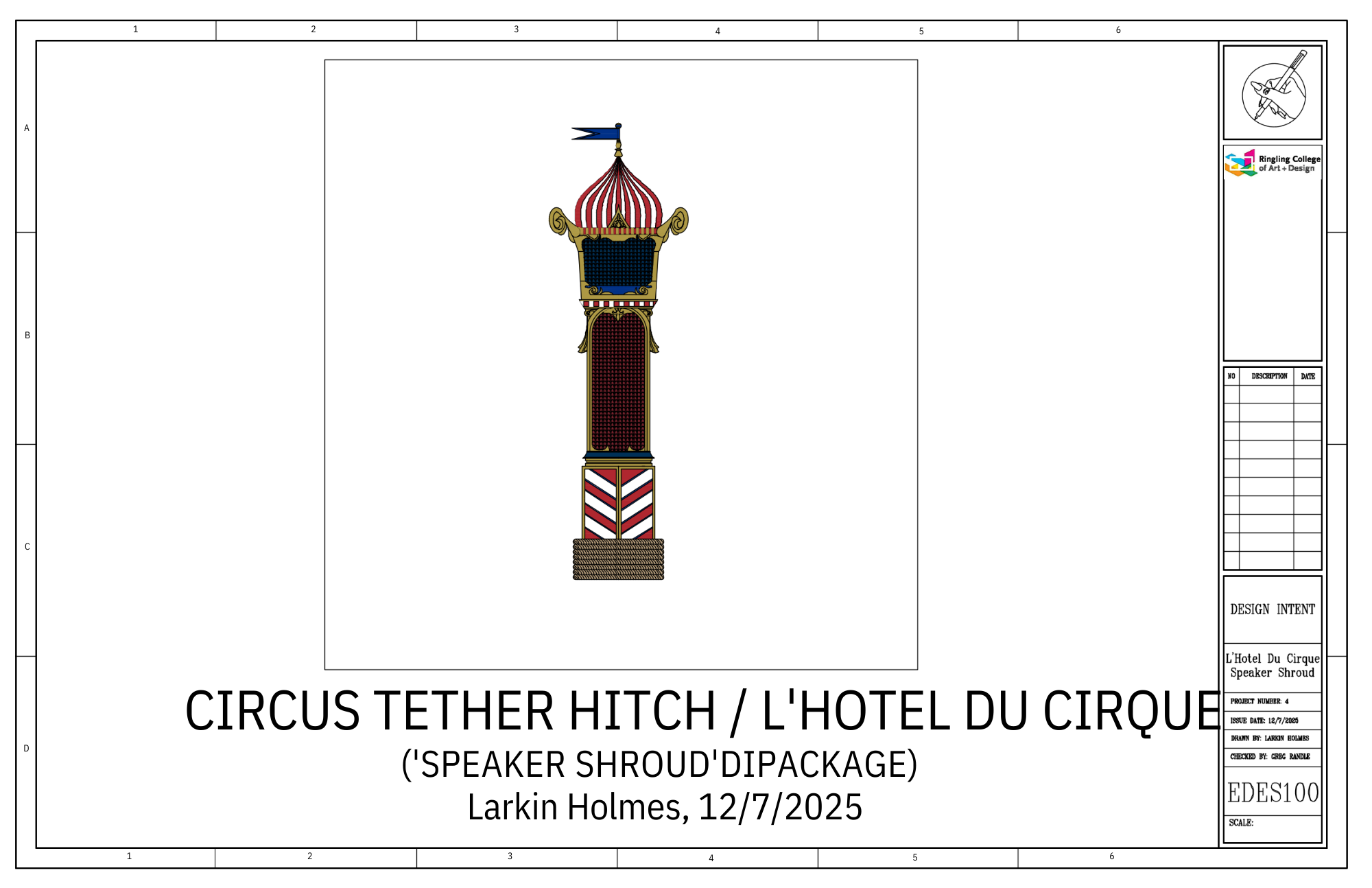 Le Hotel Du Cirque Speaker Shroud