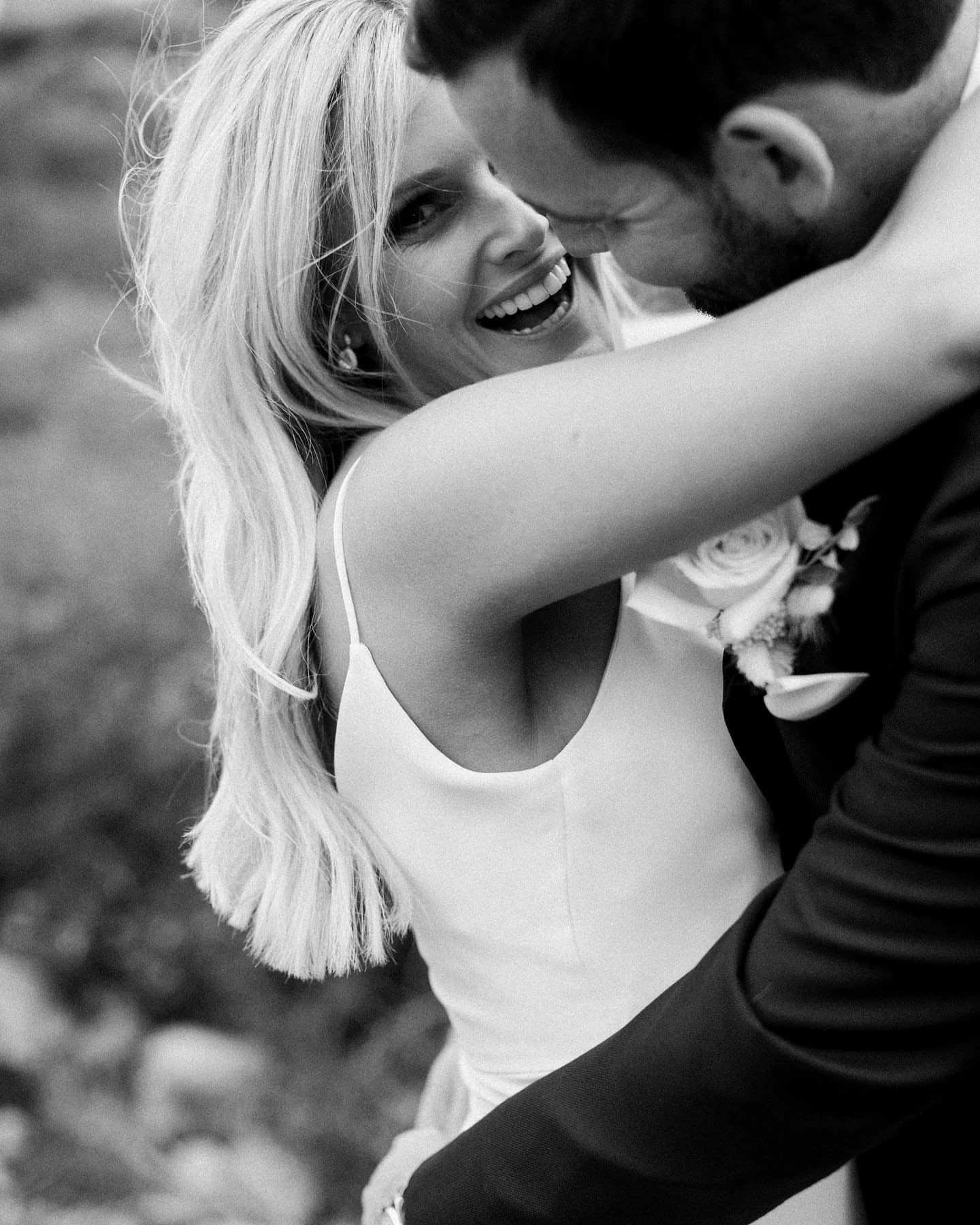 For Lydia, we created yet another timeless gown, conceived with couture precision to her exact vision, honouring not only her love story but the beautiful new life soon to arrive 💙

Cut in pure French silk crepe, the gown silhouette falls with fluid