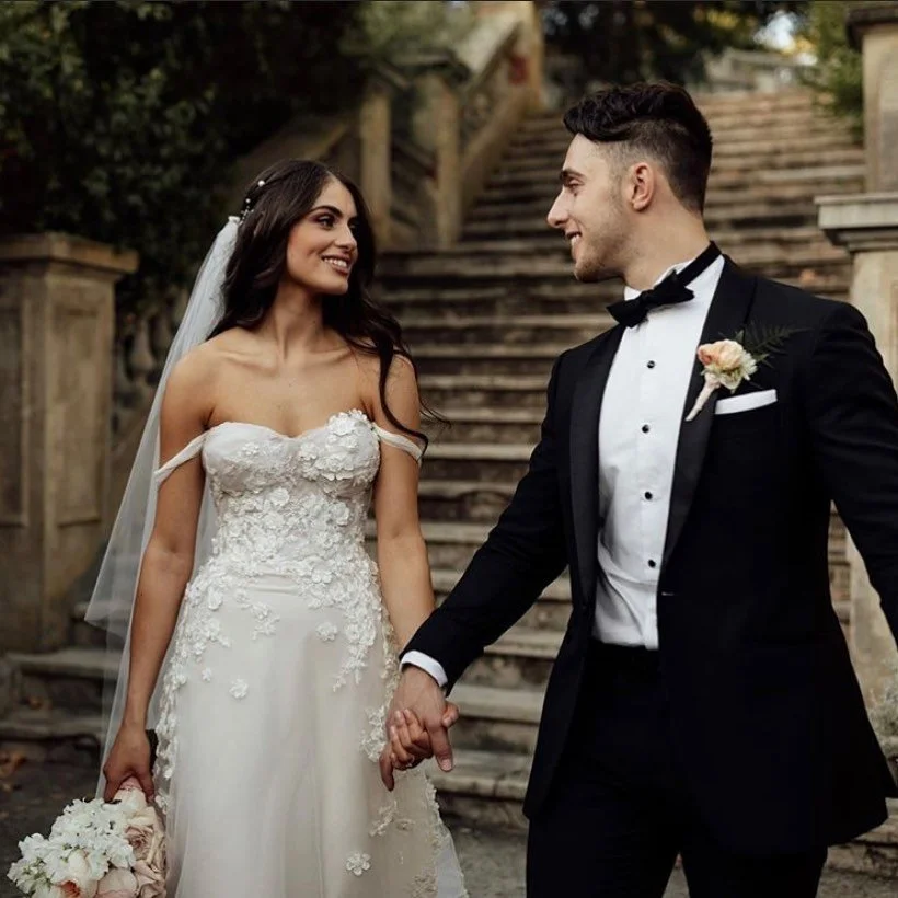 Almost seven years on, Madeline&rsquo;s gown is as timeless as ever 🤍 

She brought to me a bold, modern vision:
sculptural, soft, and full of personality and together we shaped every detail into couture.

Layers of silk organza, chiffon, and delica