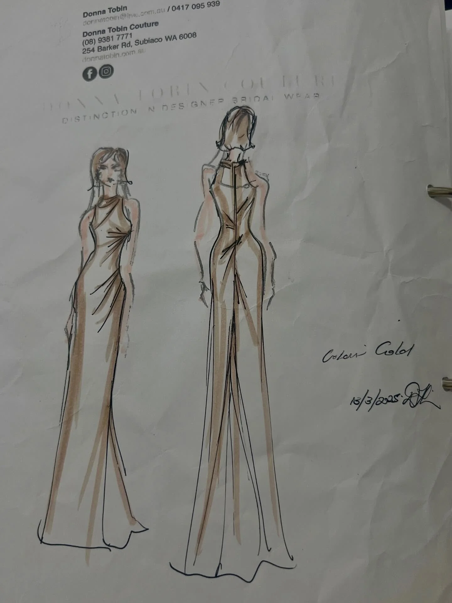 From Perth to the timeless beauty of Scotland 🇦🇺🏴󠁧󠁢󠁳󠁣󠁴󠁿

Rene celebrated her wedding day wearing a bespoke gown designed by Donna, created perfectly to suit the romance of her Scottish celebration at Carberry Tower 🏰

Her mother-in-law Vane