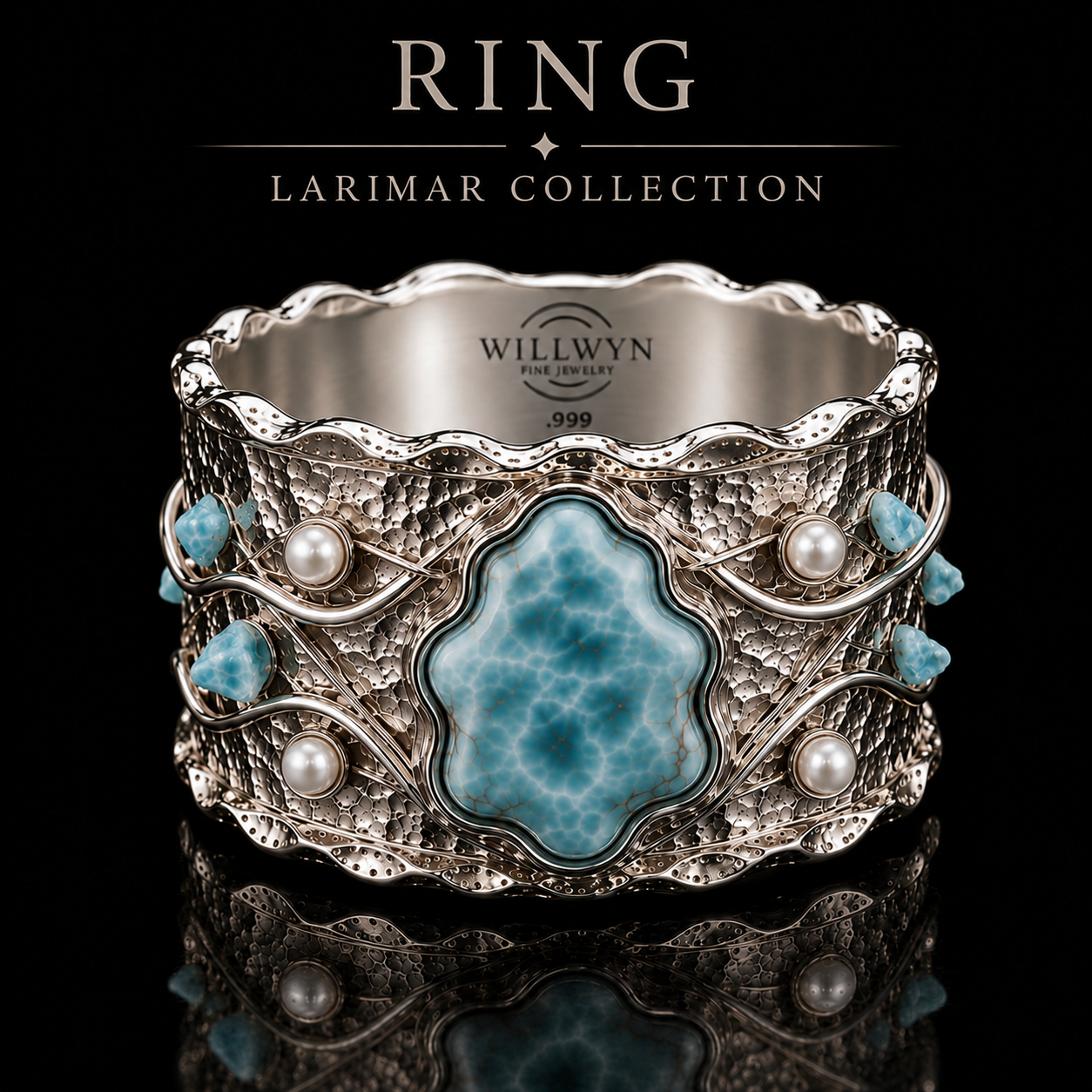 Larimar Ring