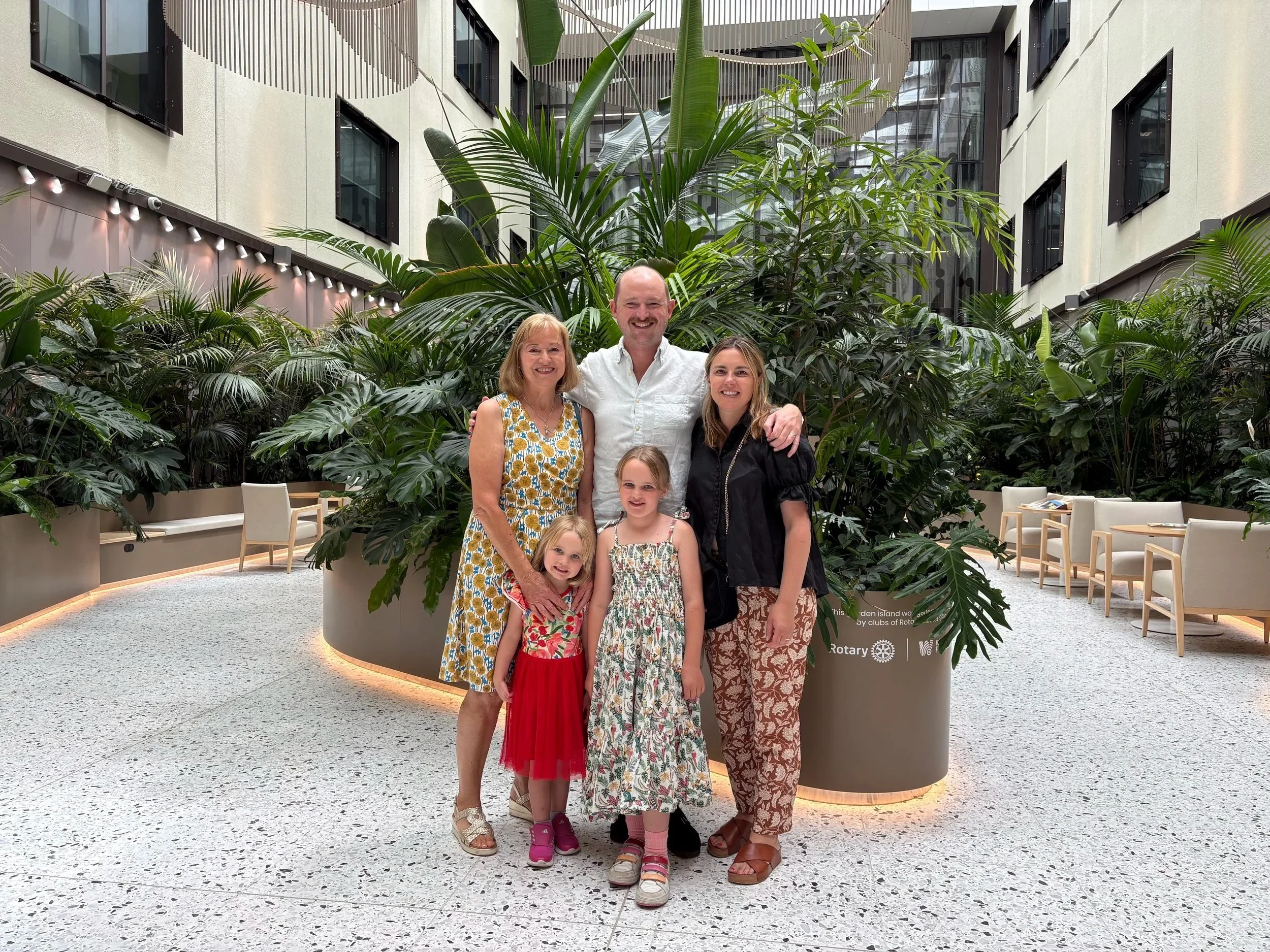 Three generations; One Purpose: Giving back to our hospital.