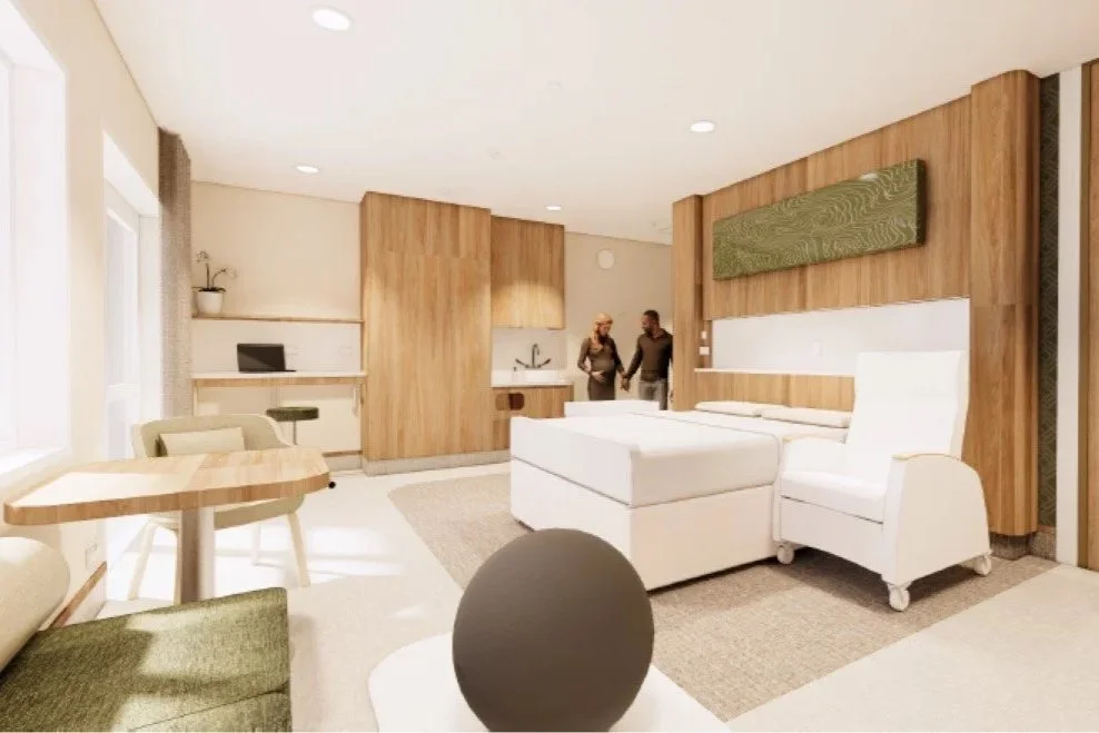 Render of interior bedroom