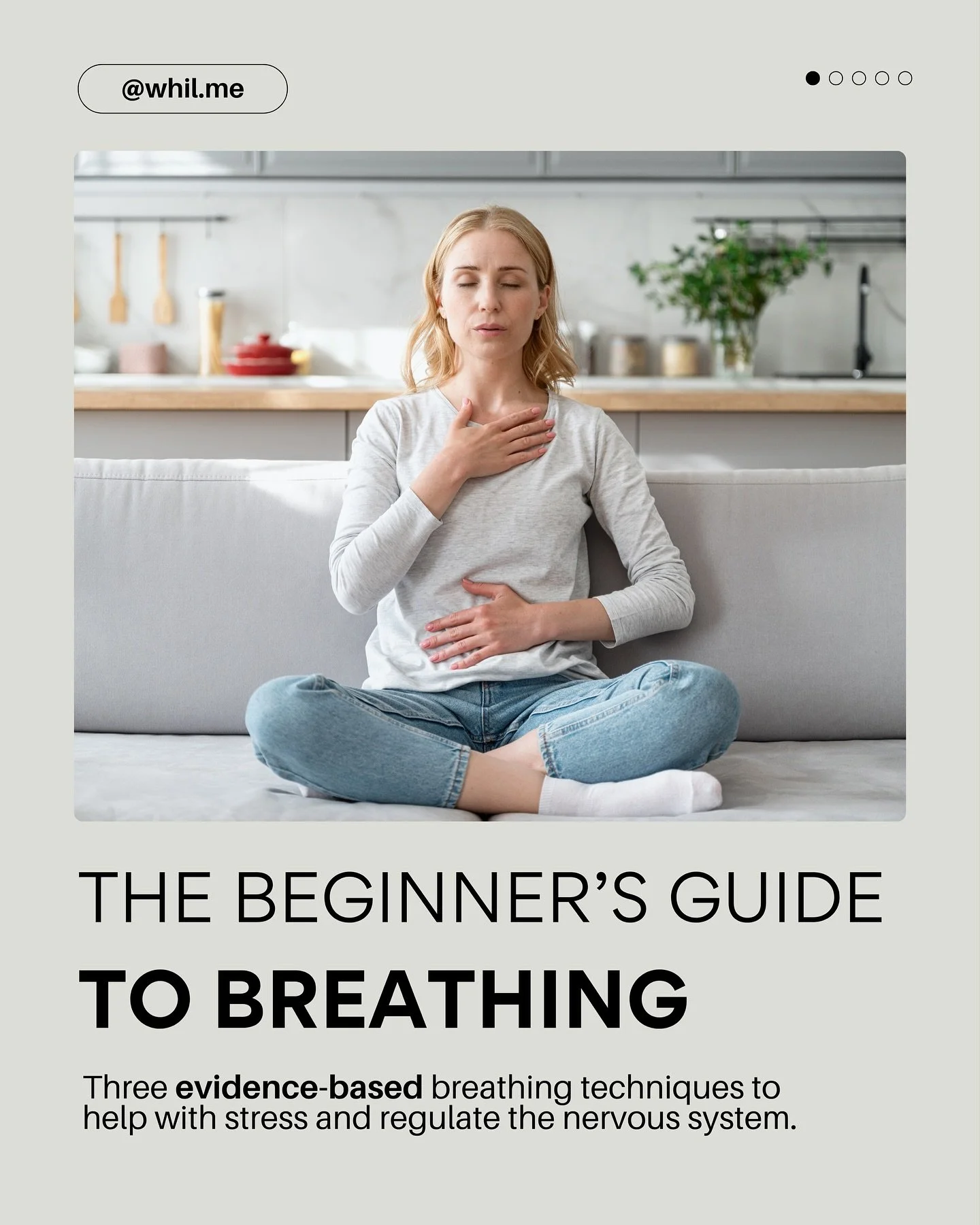 Practicing these three breathing techniques can help your nervous system to recover more quickly from day-to-day stress🧘&zwj;♀️

A 2017 study found that slow breathing techniques can:

🧠 Reduce anxiety

📉 Lower stress hormone levels (yes that incl
