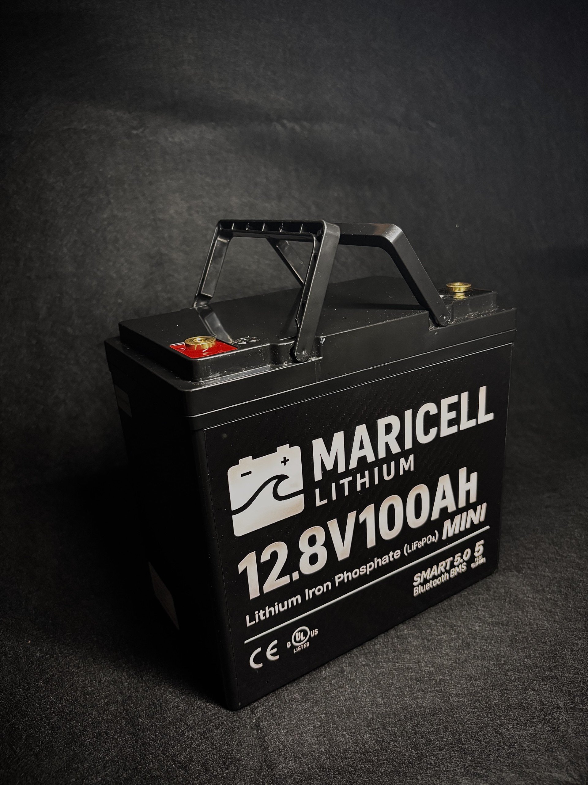 12.8v 100ah Lithium Battery Bluetooth — MariCell Batteries