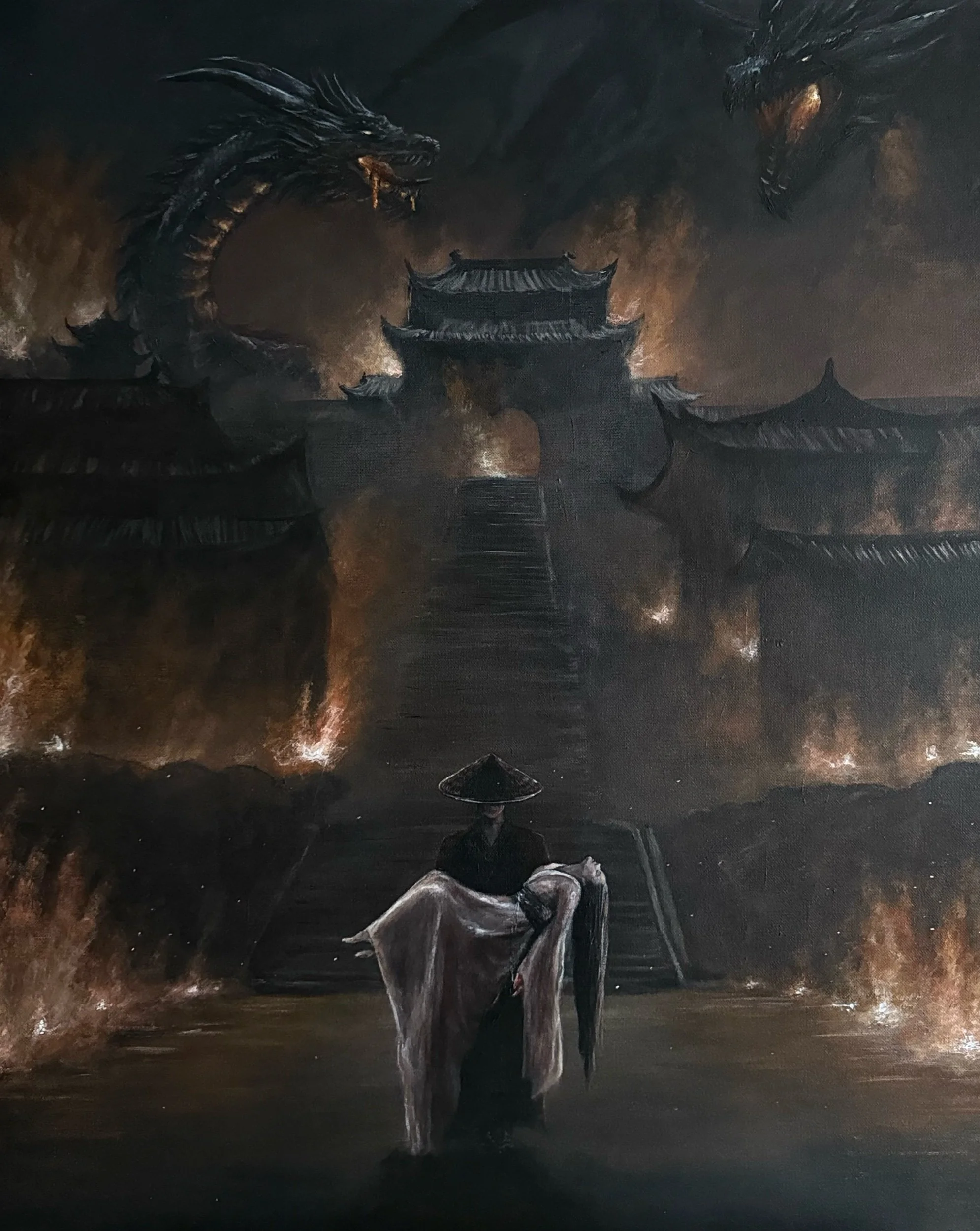 Taken by Fire - Fine Art Print