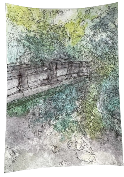 Integration, 19/12/2025, Water colour on Paper, 14.8 x 21.0cm