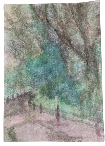 Exploring5, 10/8/2025, Water colour on Paper, 14.8 x 21.0cm