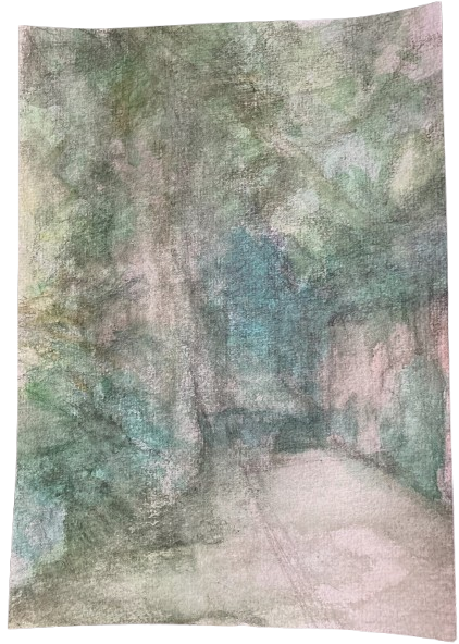 Exploring3, 1/8/2025, Water colour on Paper, 14.8 x 21.0cm