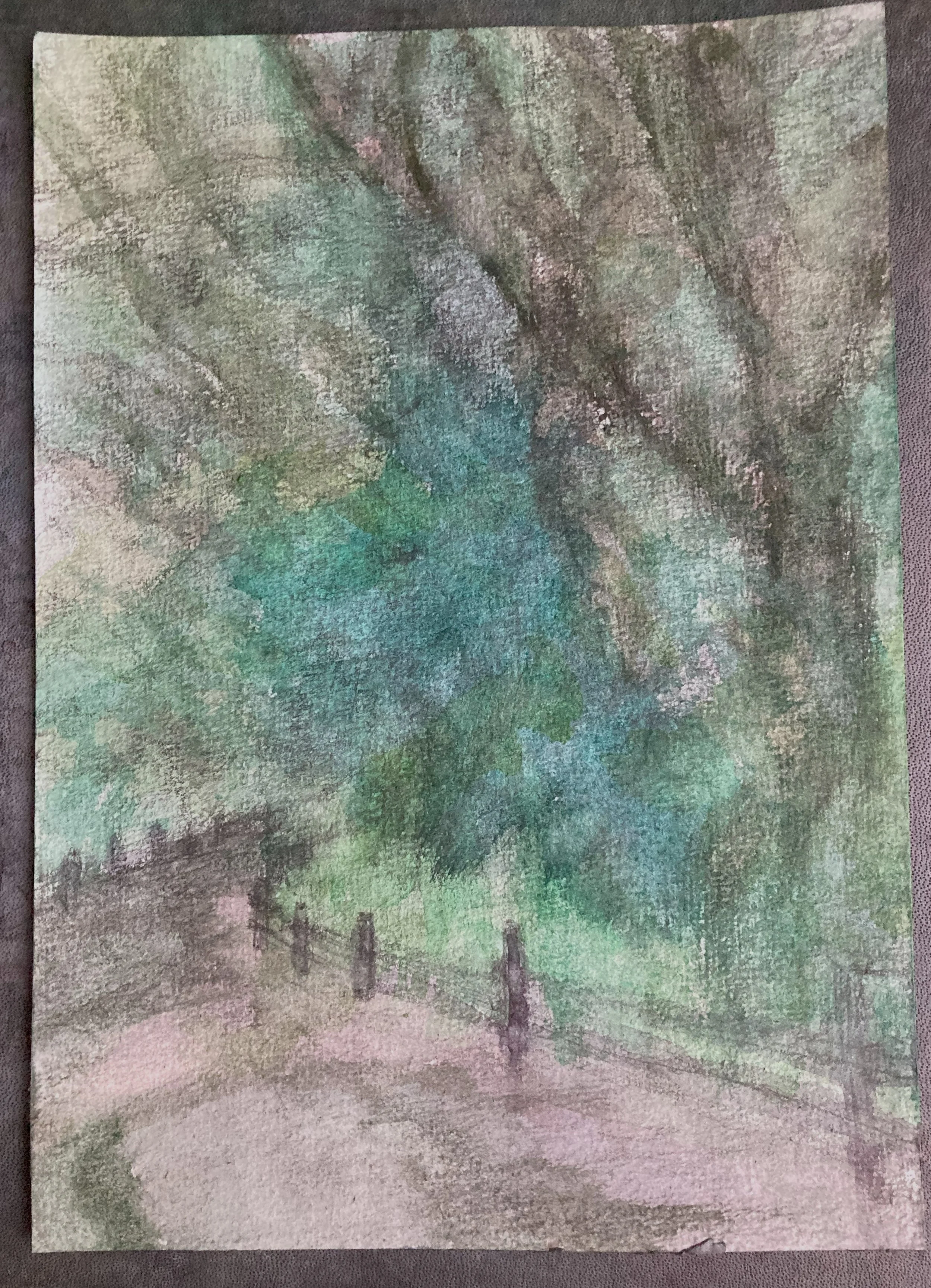 Exploring5, 10/8/2025, Water colour on Paper, 14.8 x 21.0cm