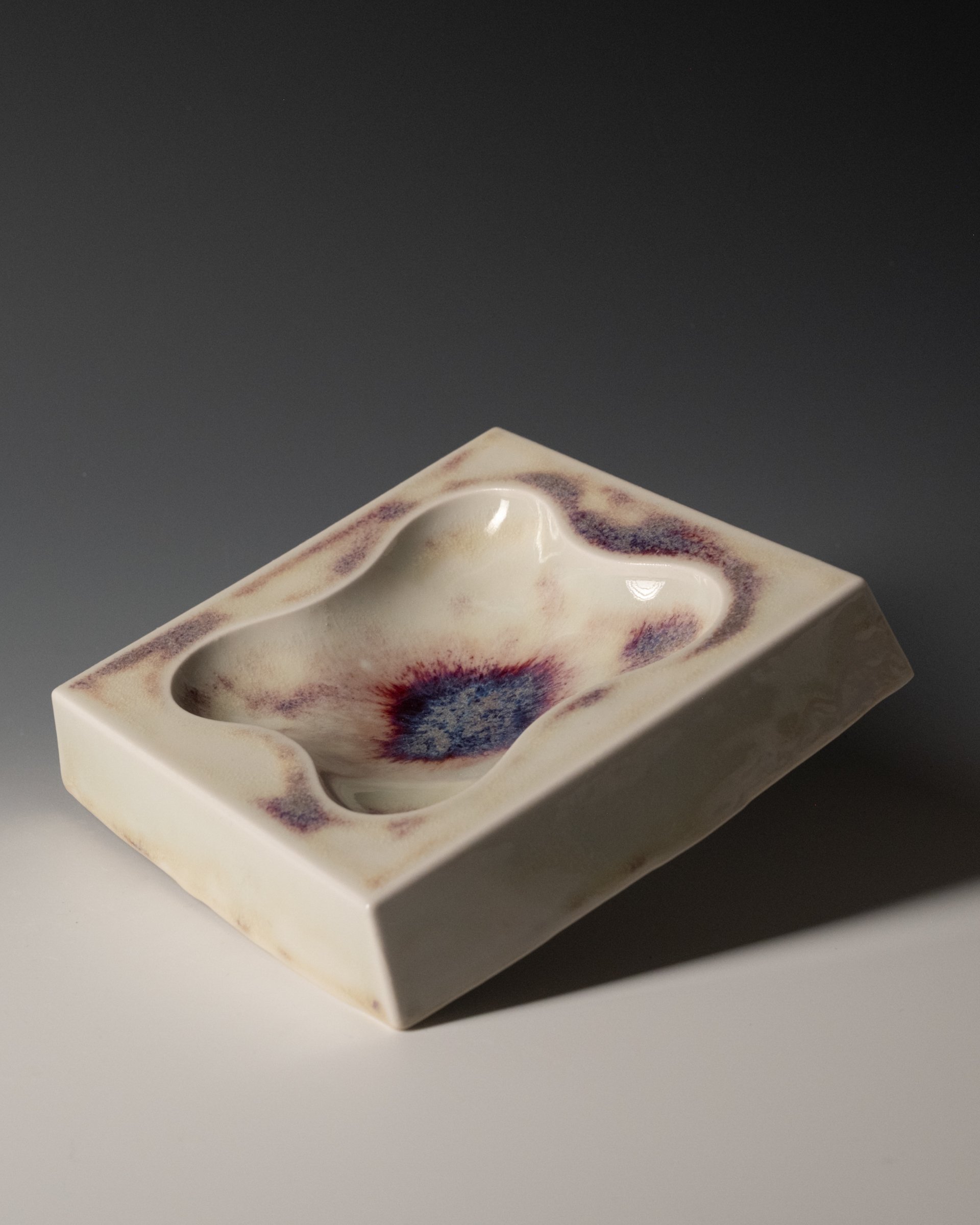 Catch All Dish - Frosted Copper Red #3