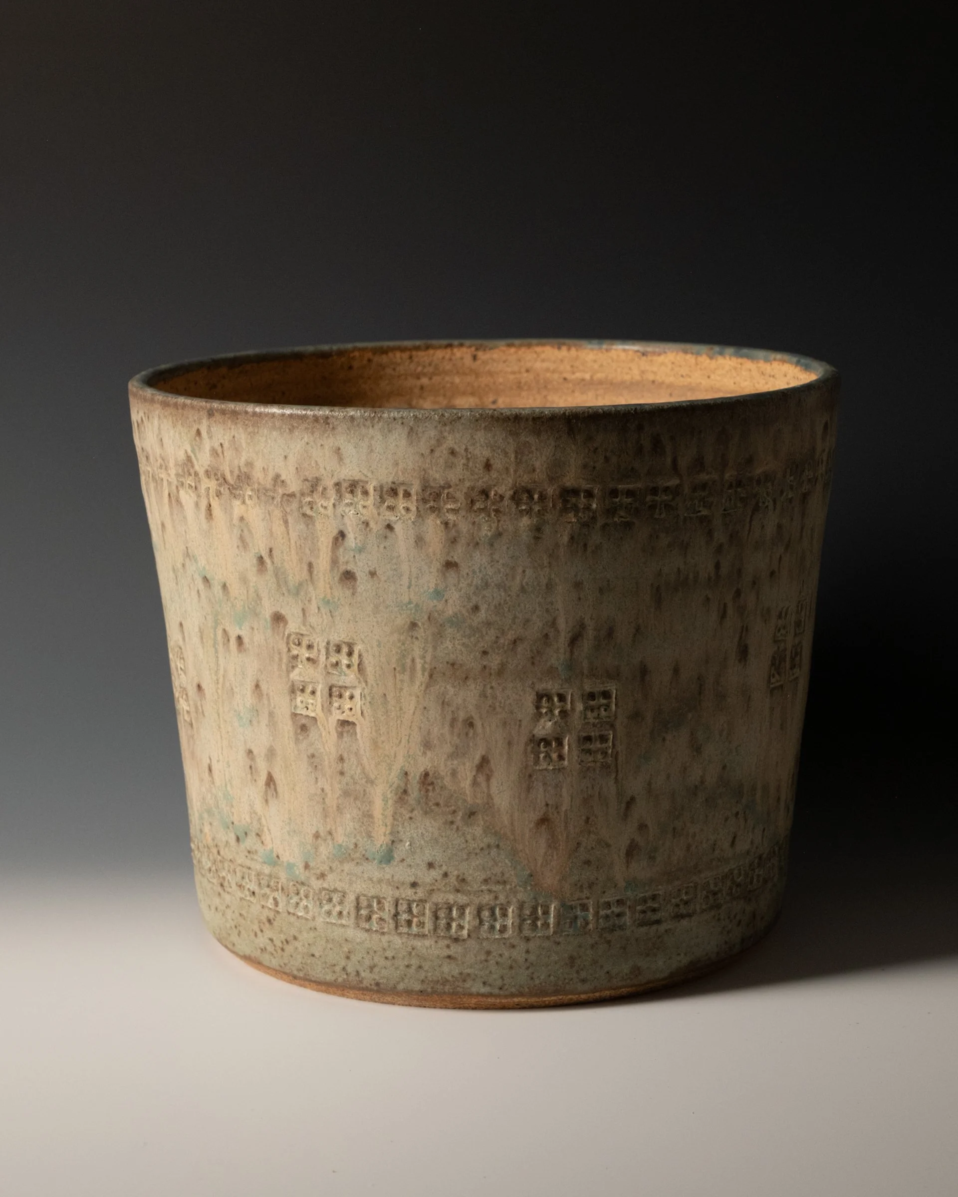 Mayan Revival Planter