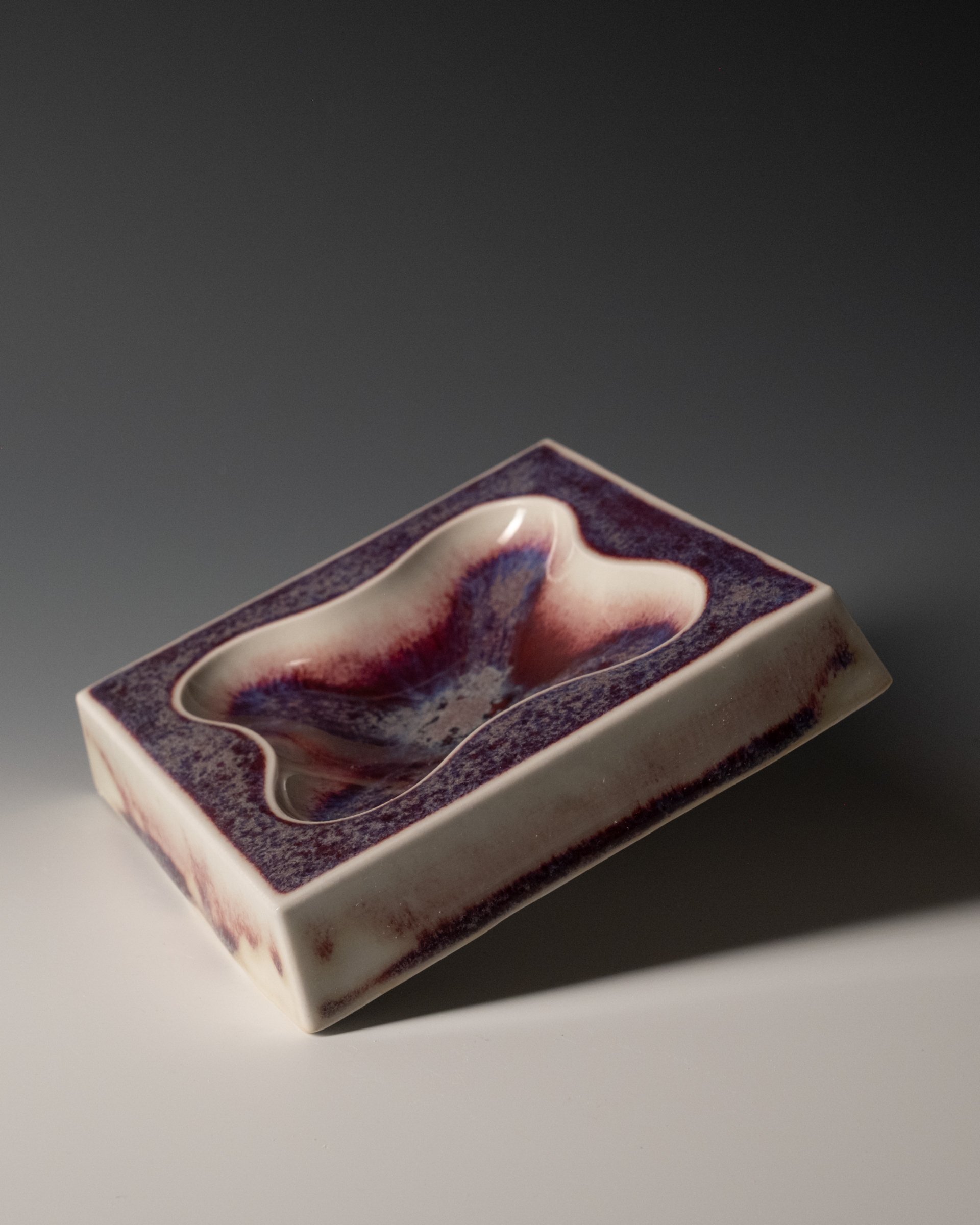 Catch All Dish - Frosted Copper Red #1