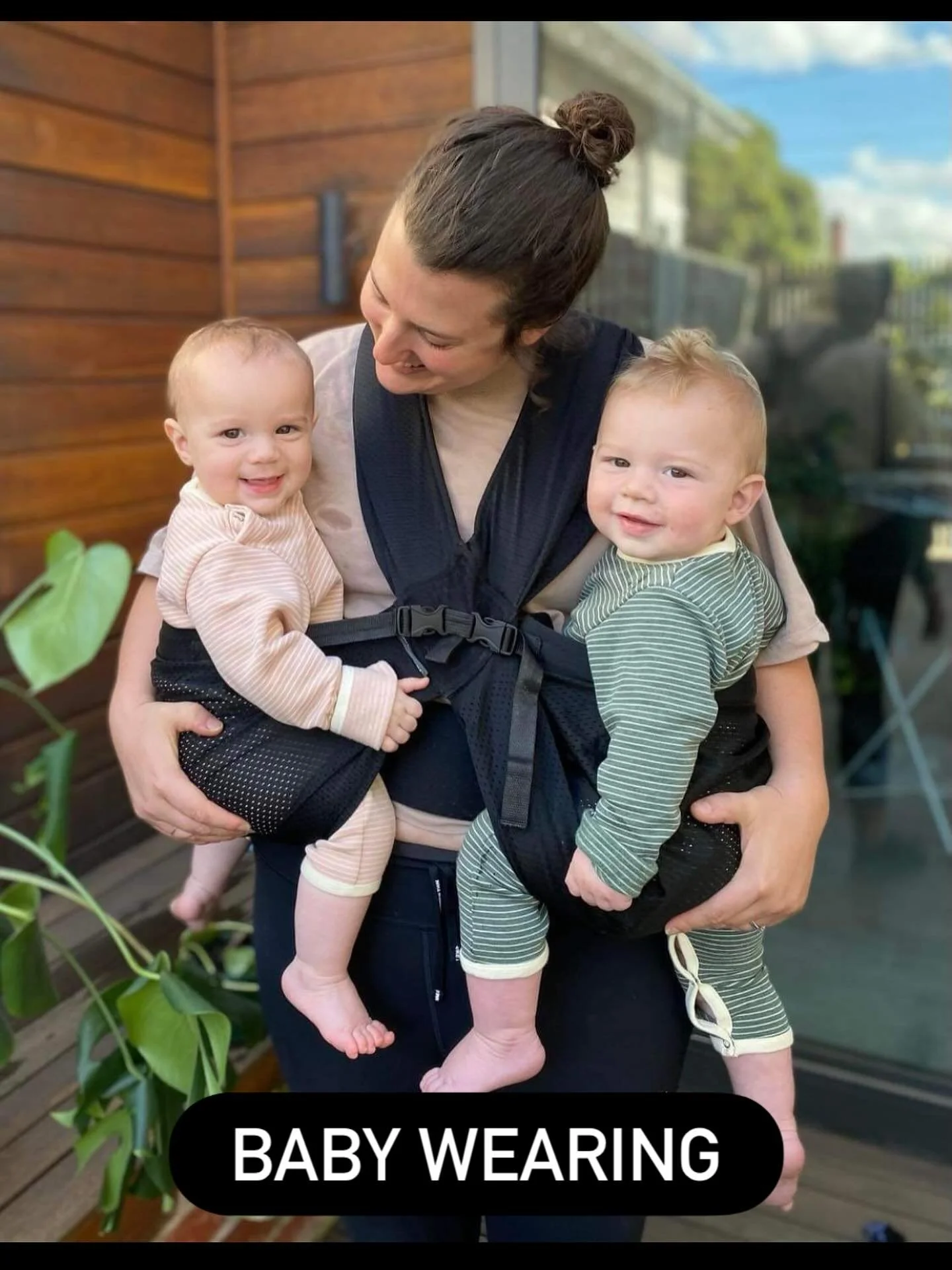 babywearing isn&rsquo;t just a trend &mdash; it&rsquo;s a lifesaver. 
Clingy babe? Need two hands to make coffee? Fold laundry? Grocery shop? Chase your toddler across the park while wearing your baby like a boss? 
Babywearing makes it all possible &