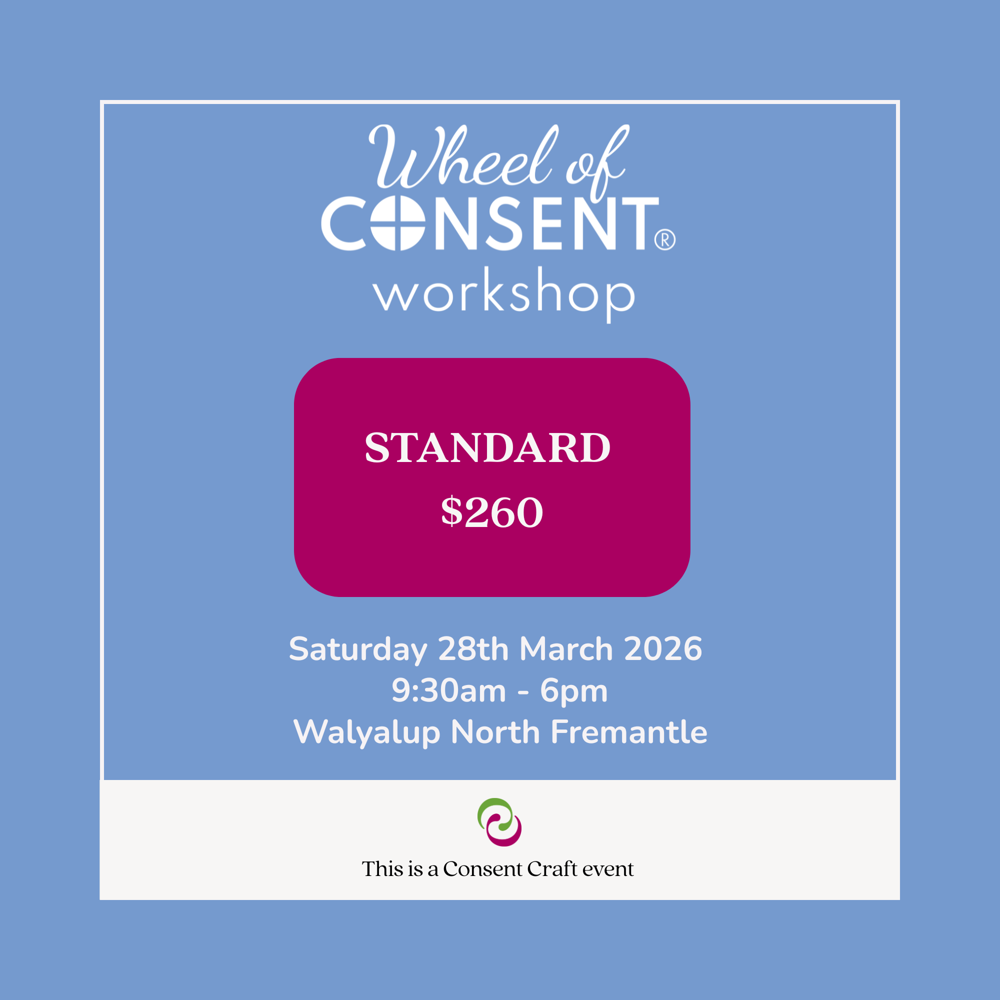 Wheel of Consent® One-Day Workshop 28th March 2026