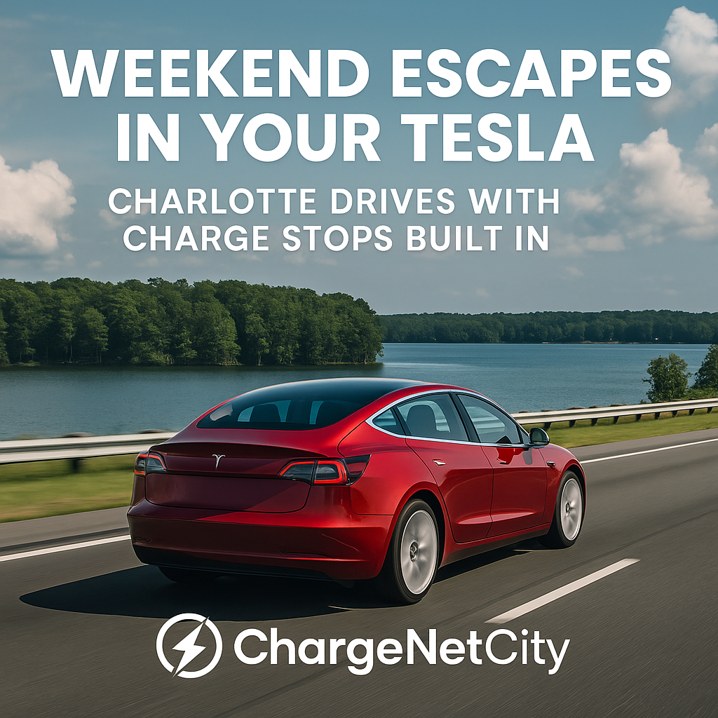 ⚡ Weekend Escapes in Your Tesla: Charlotte Drives with Charge Stops Built In