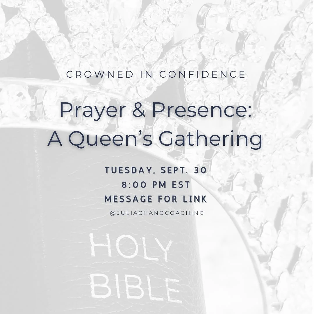 Step away from the noise and step into His presence.

This one-hour online prayer room is a sacred space set apart for daughters of the King who wear crowns onstage and 
carry even greater crowns in Heaven. 

Come as you are. 
Lay down your worries a