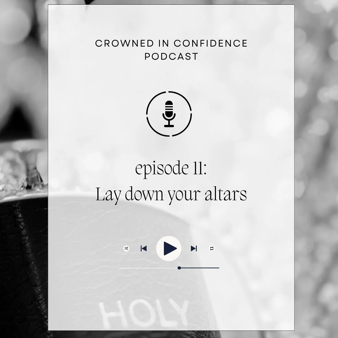 ✨New Episode: Lay Down Your Altars✨

Sometimes, the very thing we&rsquo;ve built up, like our goals, image, even our &ldquo;good&rdquo; intentions, can quietly take God&rsquo;s place in our hearts. In this episode, I talk about surrender&hellip;about
