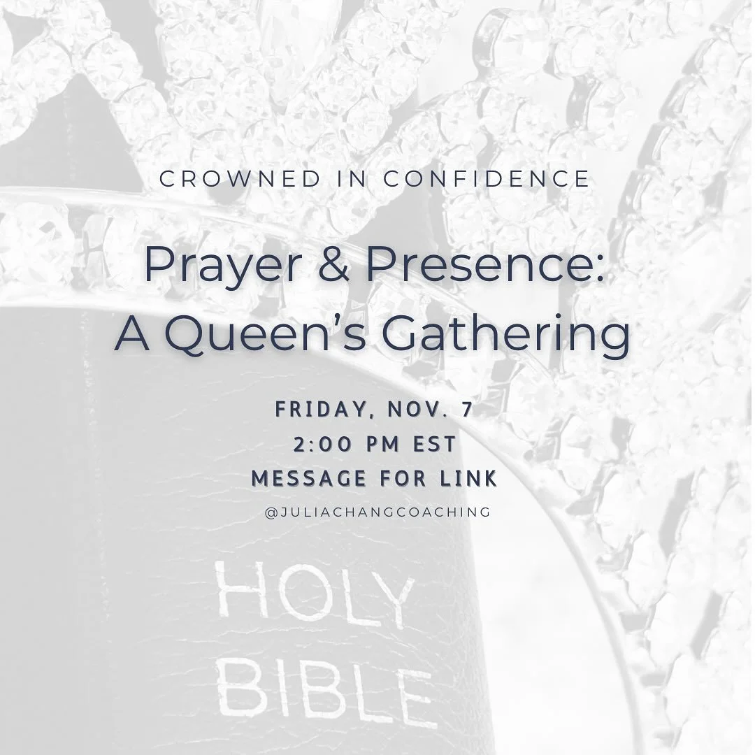 Step away from the noise and step into His presence.

This one-hour online prayer room is a sacred space set apart for daughters of the King who wear crowns onstage and 
carry even greater crowns in Heaven. 

Come as you are. 
Lay down your worries a