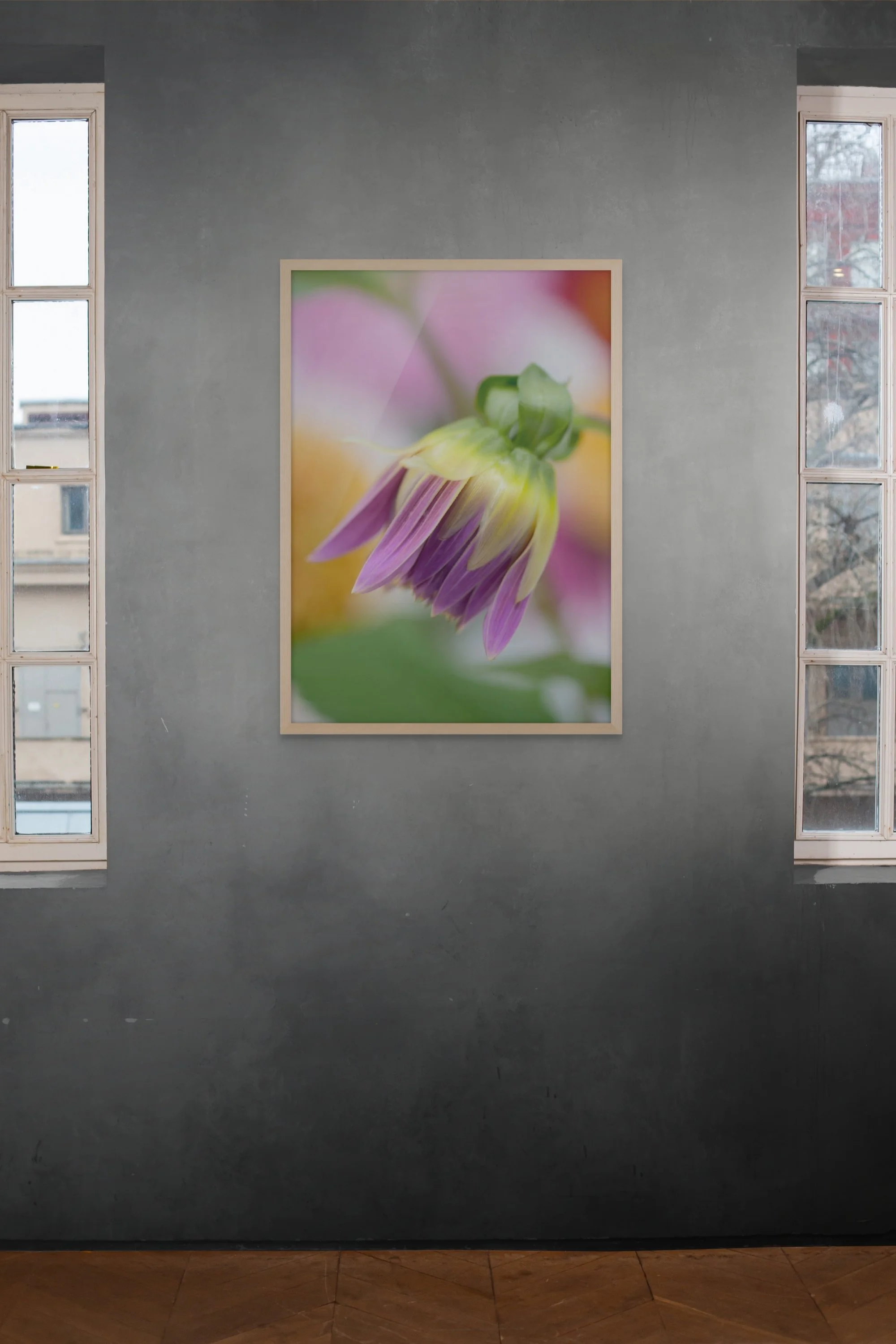 sugar plum floral fine art framed print by northern exposure supply co