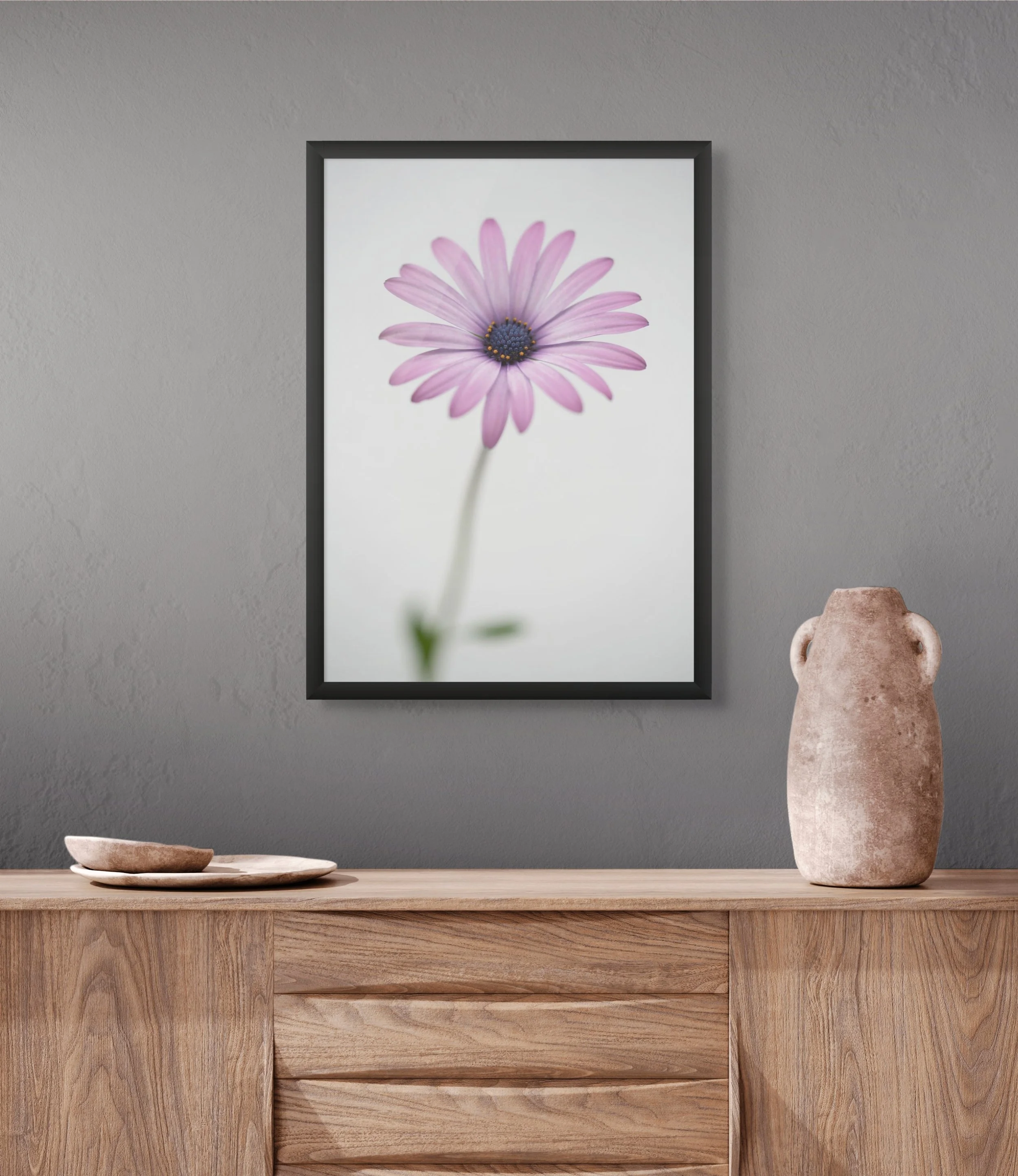 lilac daisy floral fine art print by northern exposure supply co