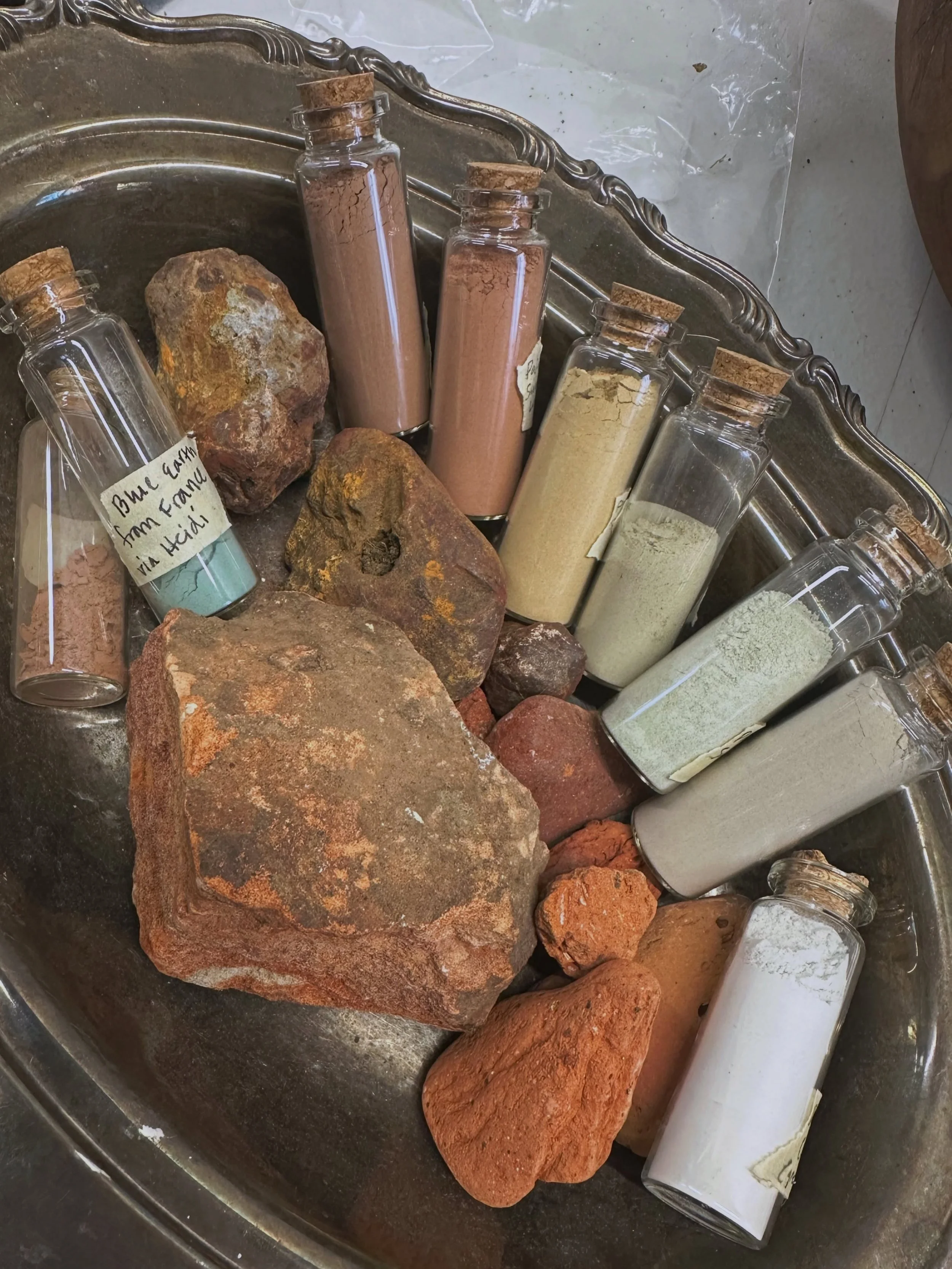 A 10-day art immersion at @playasummerlake has given me renewal and hope. We met ochre people, plant pigment, and bird people. We created pigment that was given generously to us by the earth. I learned how to lake! That&rsquo;s a verb that references