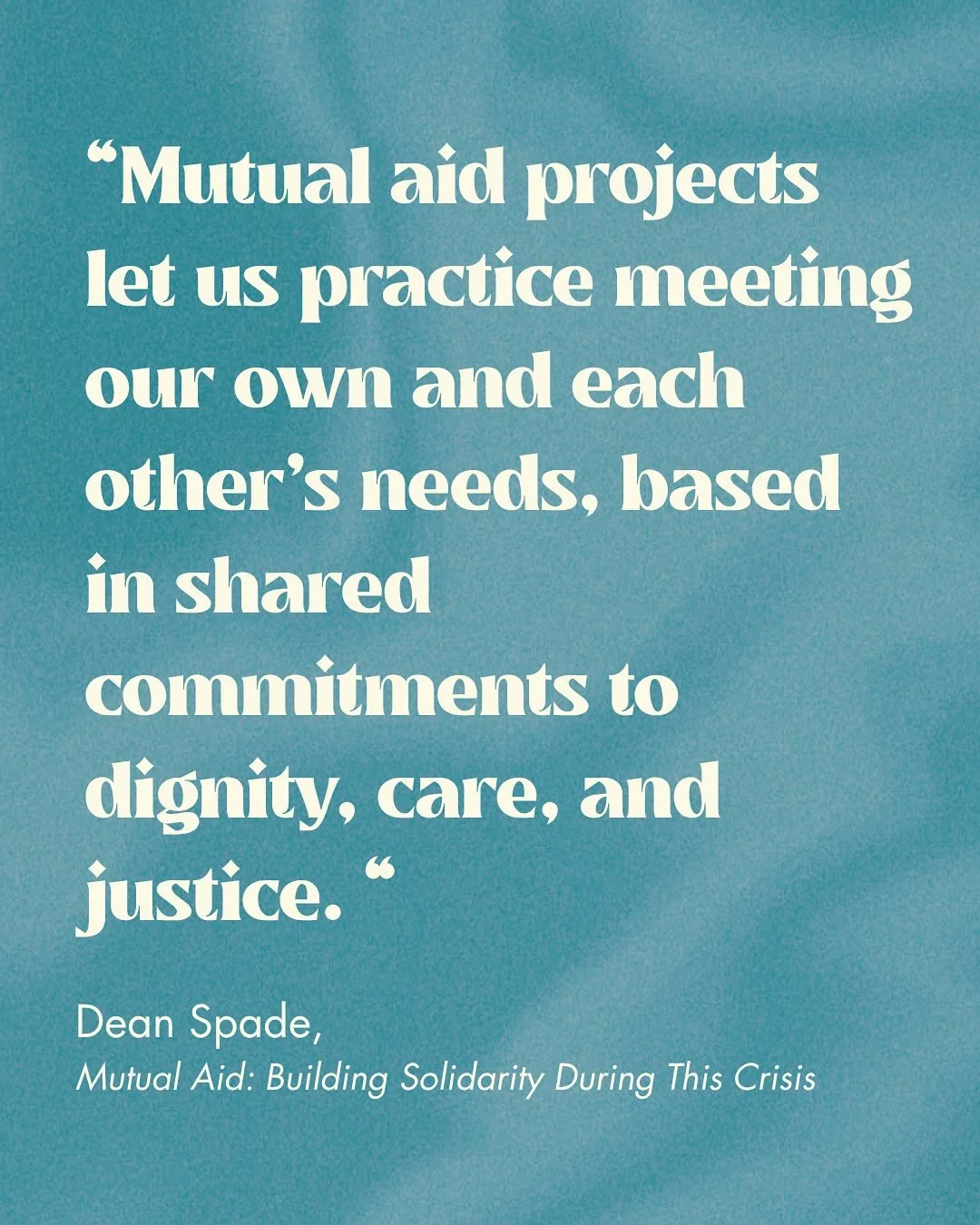 Donating directly to an individual is a gesture that&rsquo;s essential to activating the power of community. Cash honors the autonomy and dignity individuals in need deserve. It&rsquo;s a powerful part of the resources mutual aid can provide. Income 