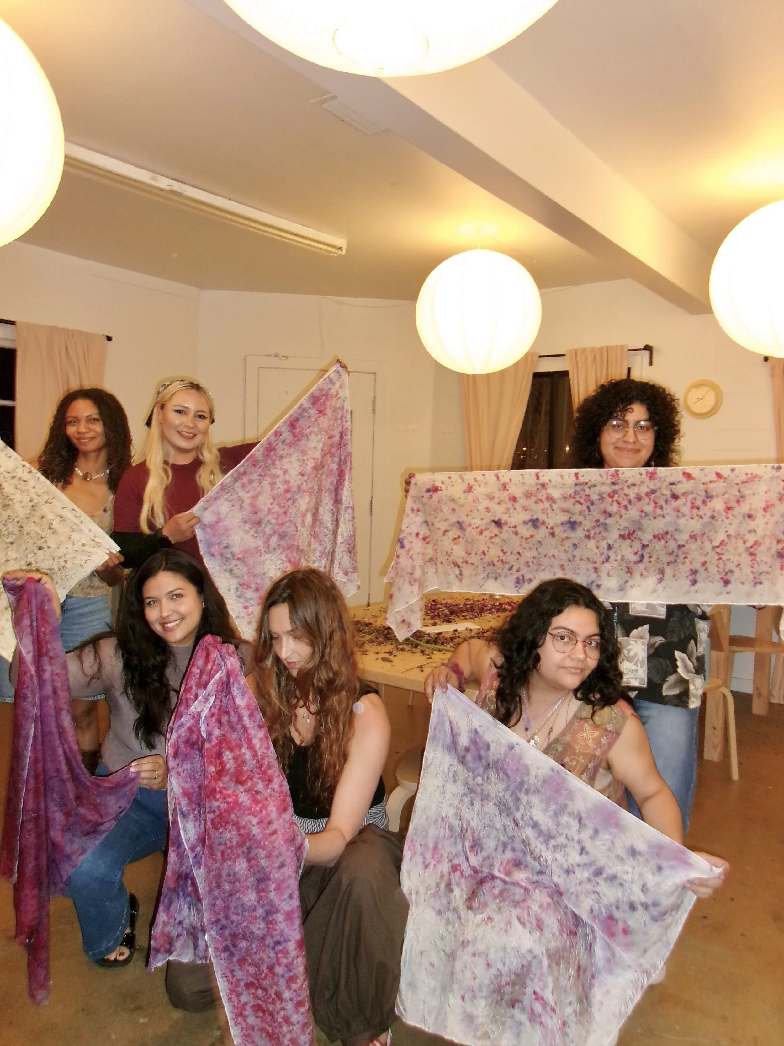 Silk Scarf Natural Dye Workshop