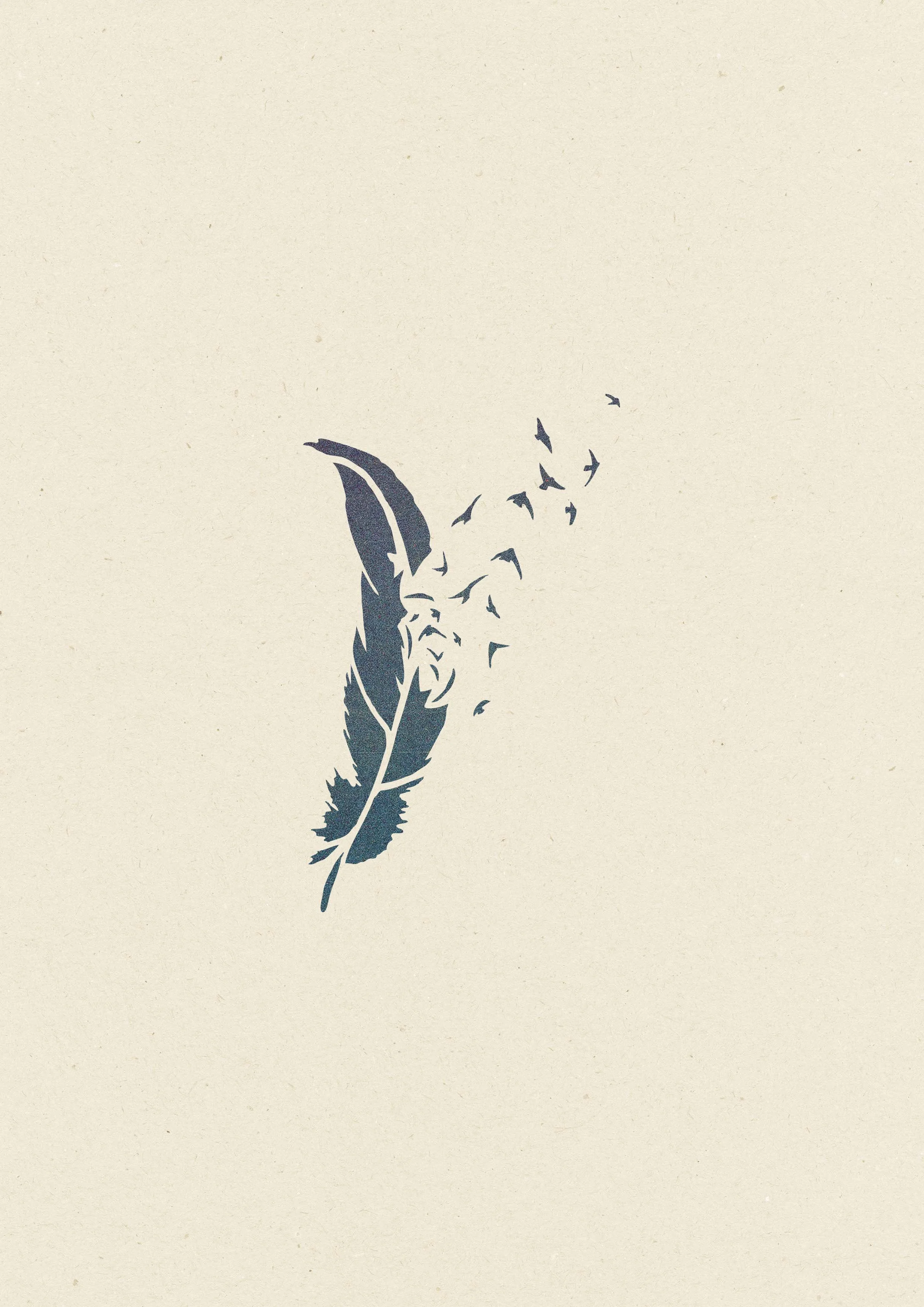 Plume et envolée d'oiseaux • 22