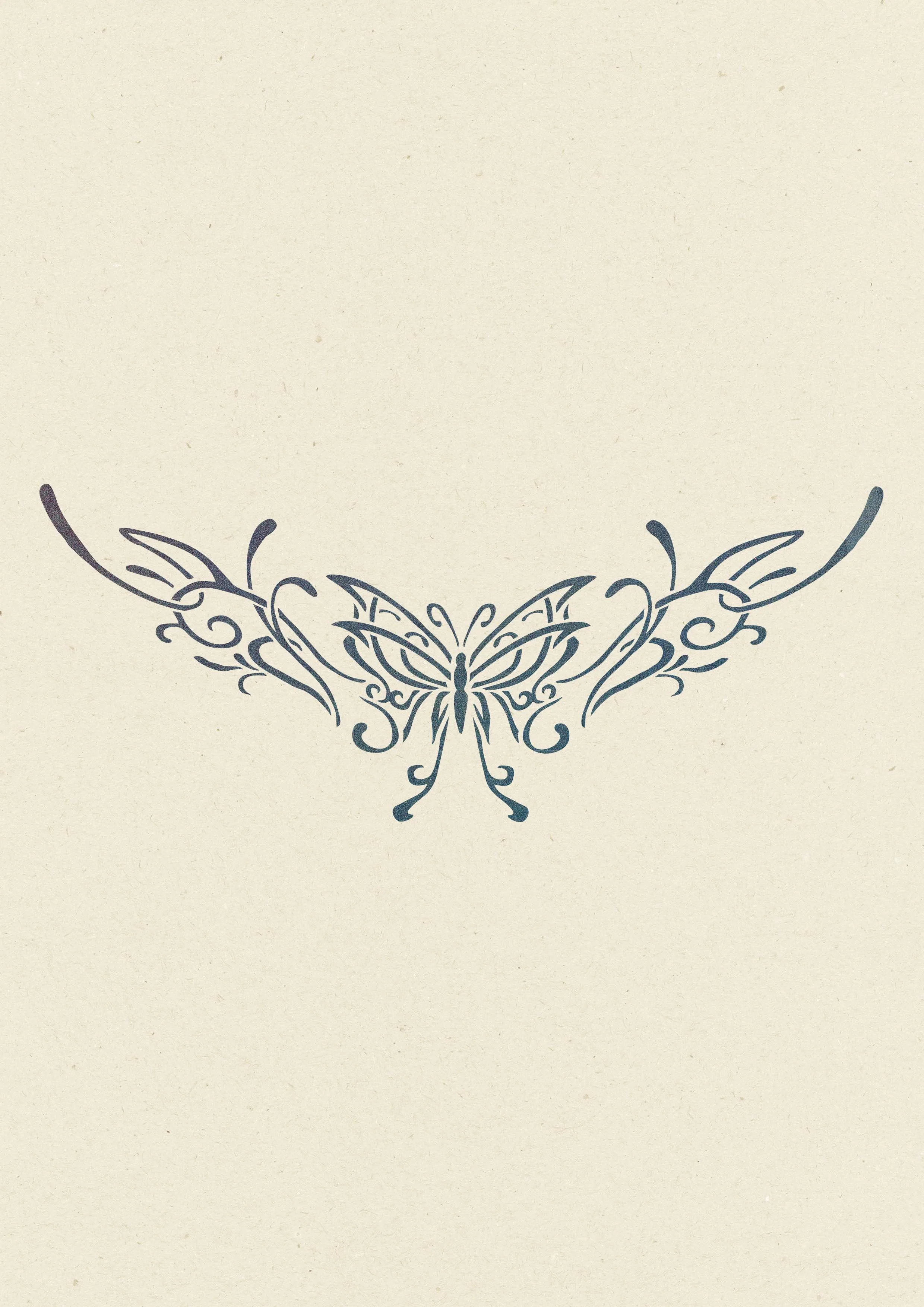 Grand papillon ouvert • 210