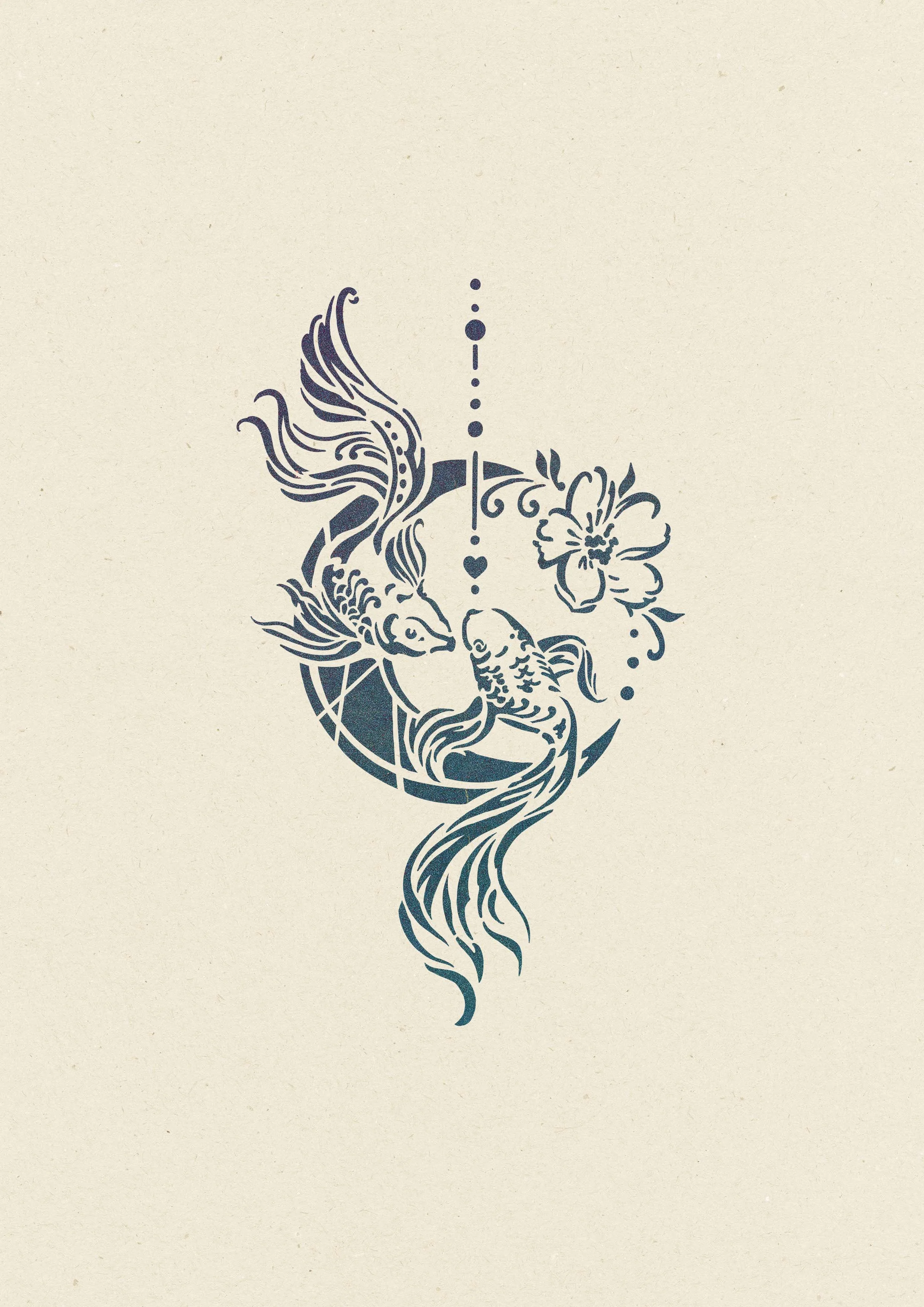 Poissons & Lune • 100