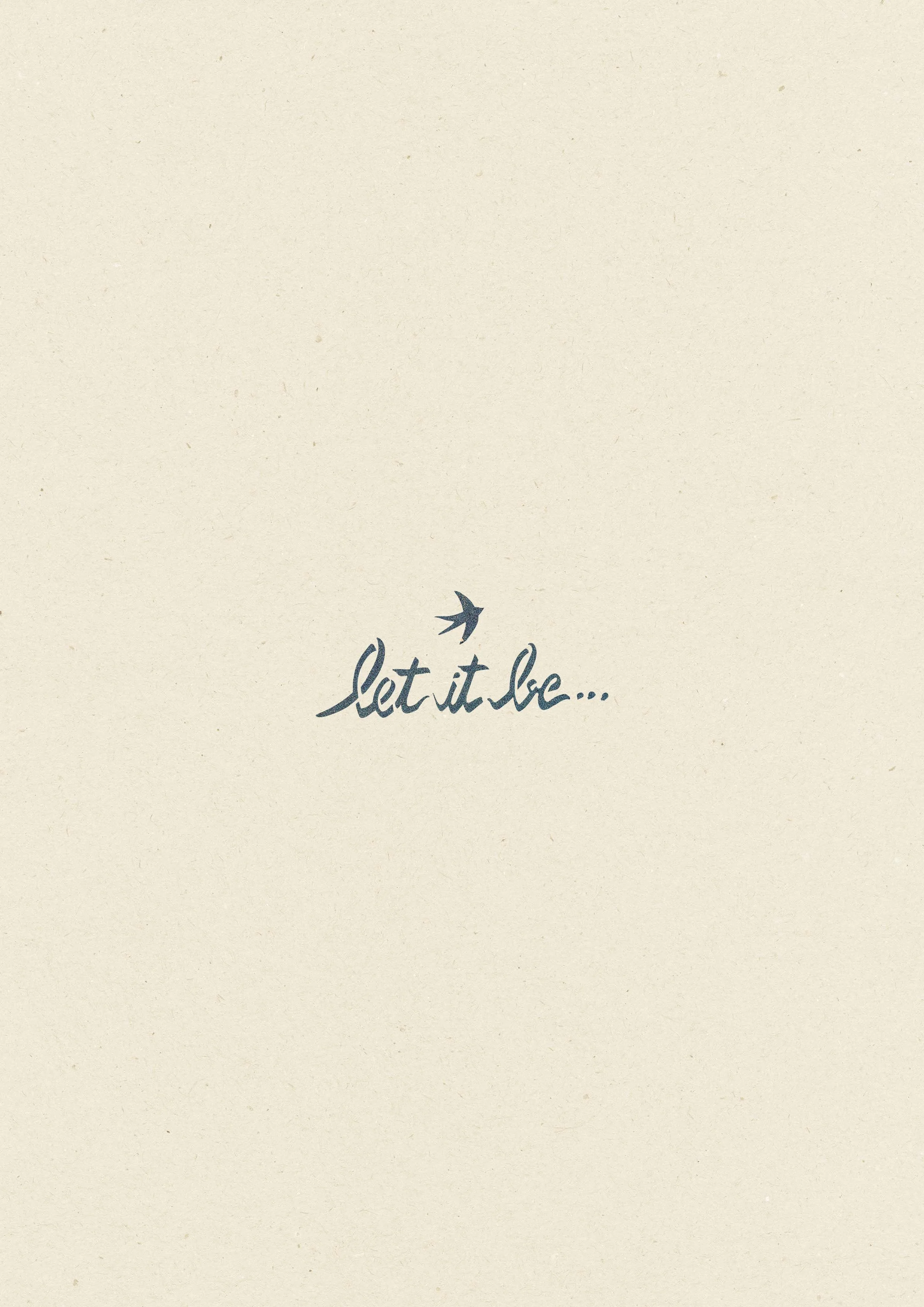 Let it be • 298