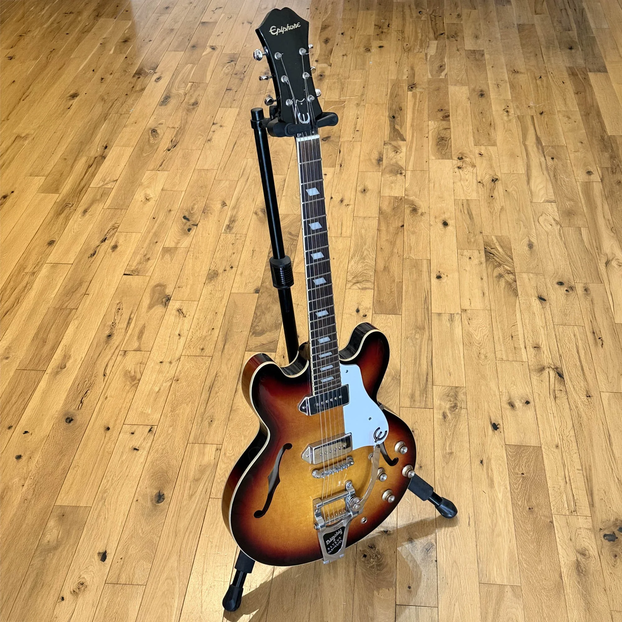 1997 Peerless 'George Harrison' Epiphone Casino VC  with Bigsby, Lollar pickups & upgraded harness
