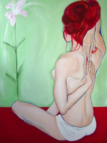 Micki.  Oil on canvas.  SOLD