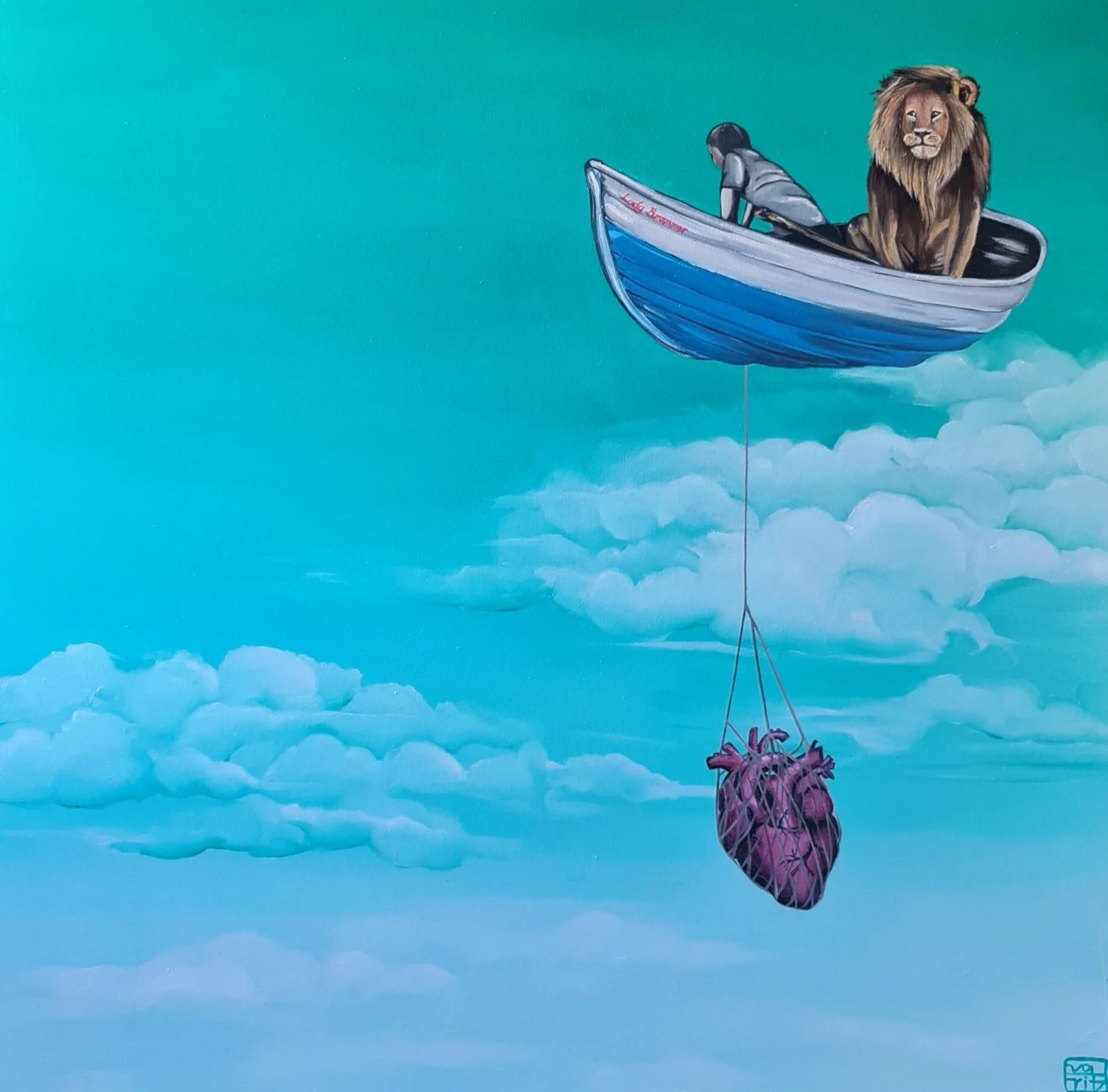 Follow Your Heart.  Oil on Canvas.  SOLD