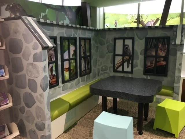 Kenmore Library - children's reading area scenic
