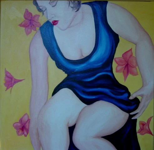 Saturday Night Sunday Morning.  Oil on canvas.  60 x 60cm.  SOLD