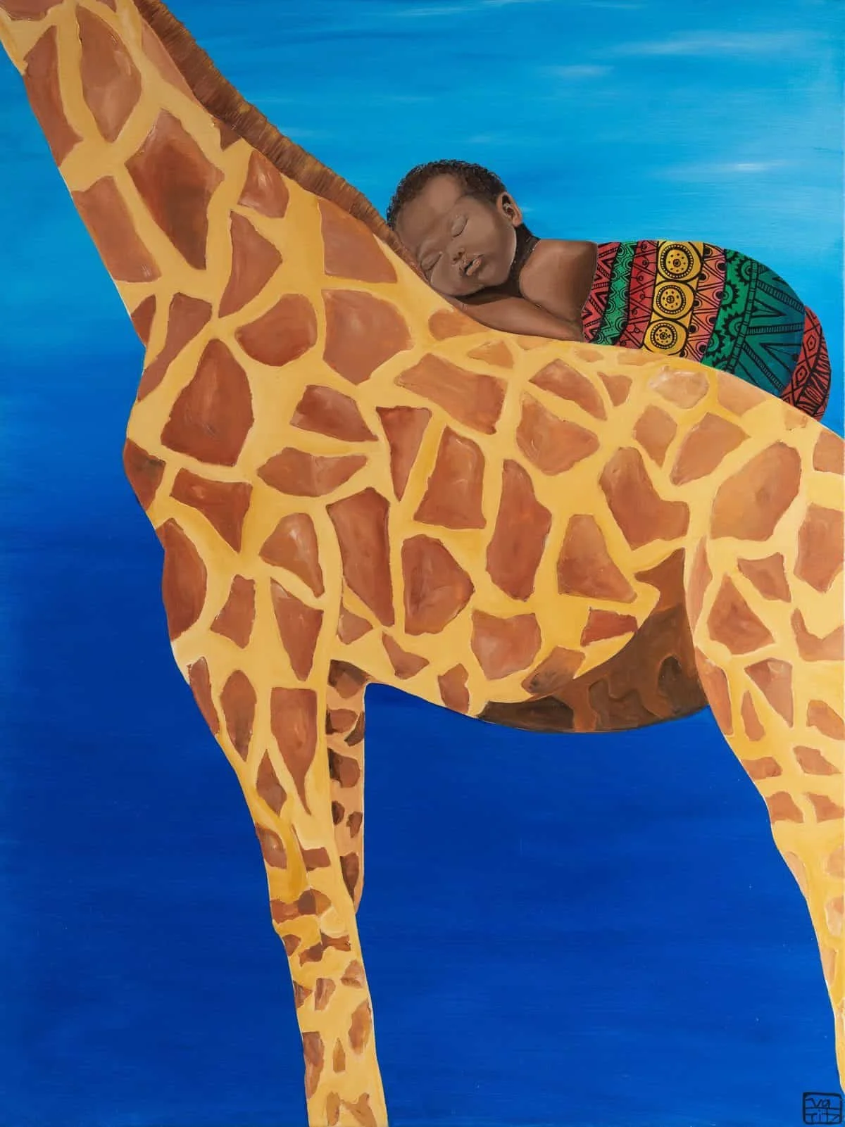 A Safe Place to Sleep.  Oil on Canvas.  SOLD