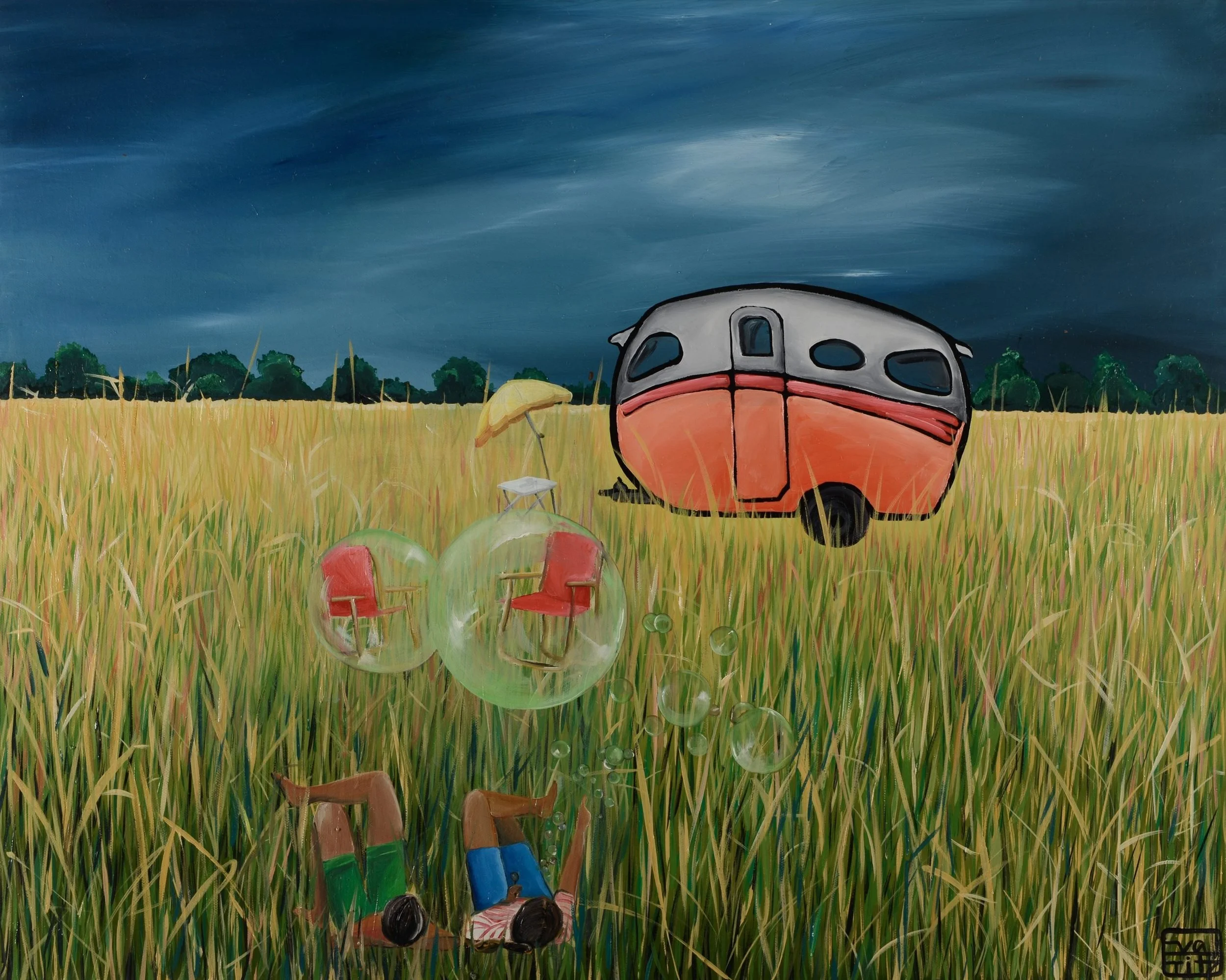 One Special Person.  Oil on canvas.  SOLD