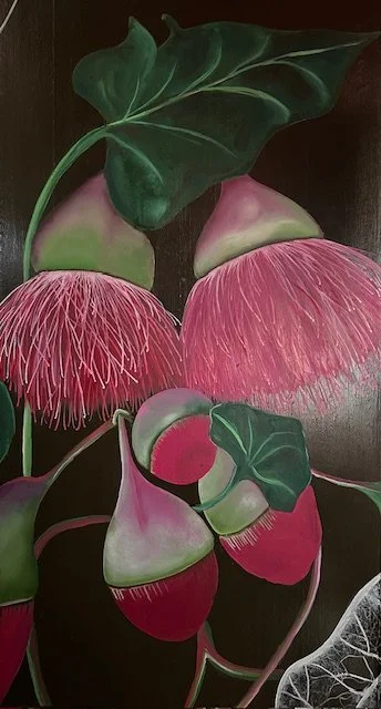 Australian Natives.  Oil on canvas.  Unavailable. 