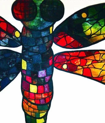 Dragonfly.  Oil on canvas.  101 x 101cm.  SOLD