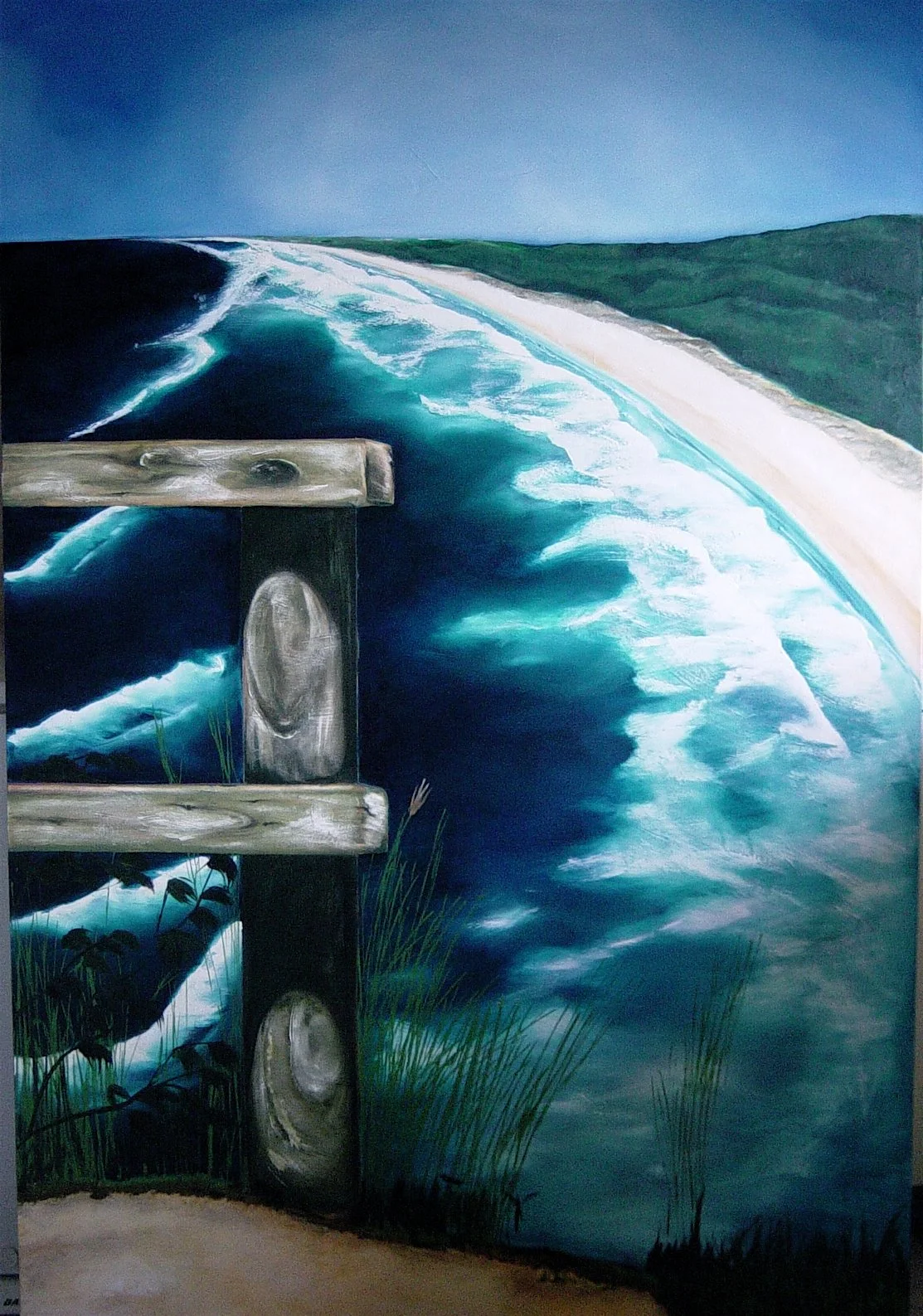 Stradbroke Island.  Oil on canvas.  SOLD