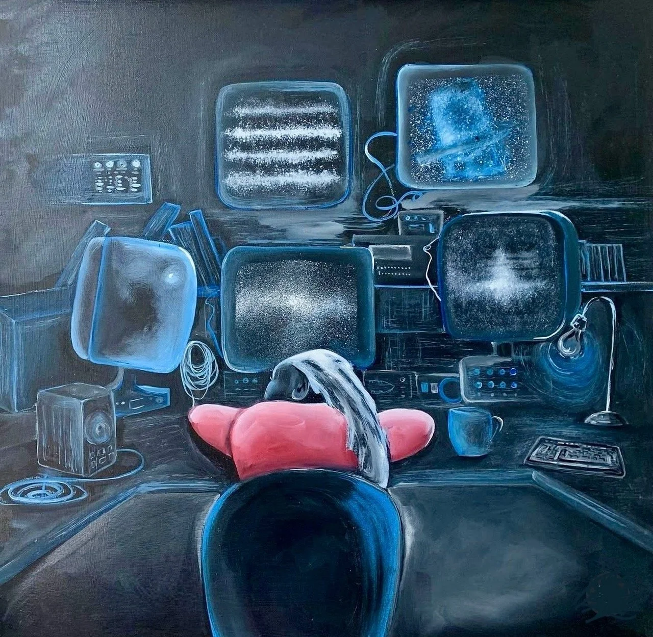 Oil on canvas - film promo commission