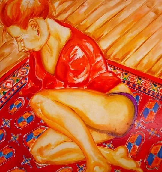 Jesse.  Oil on board.  SOLD