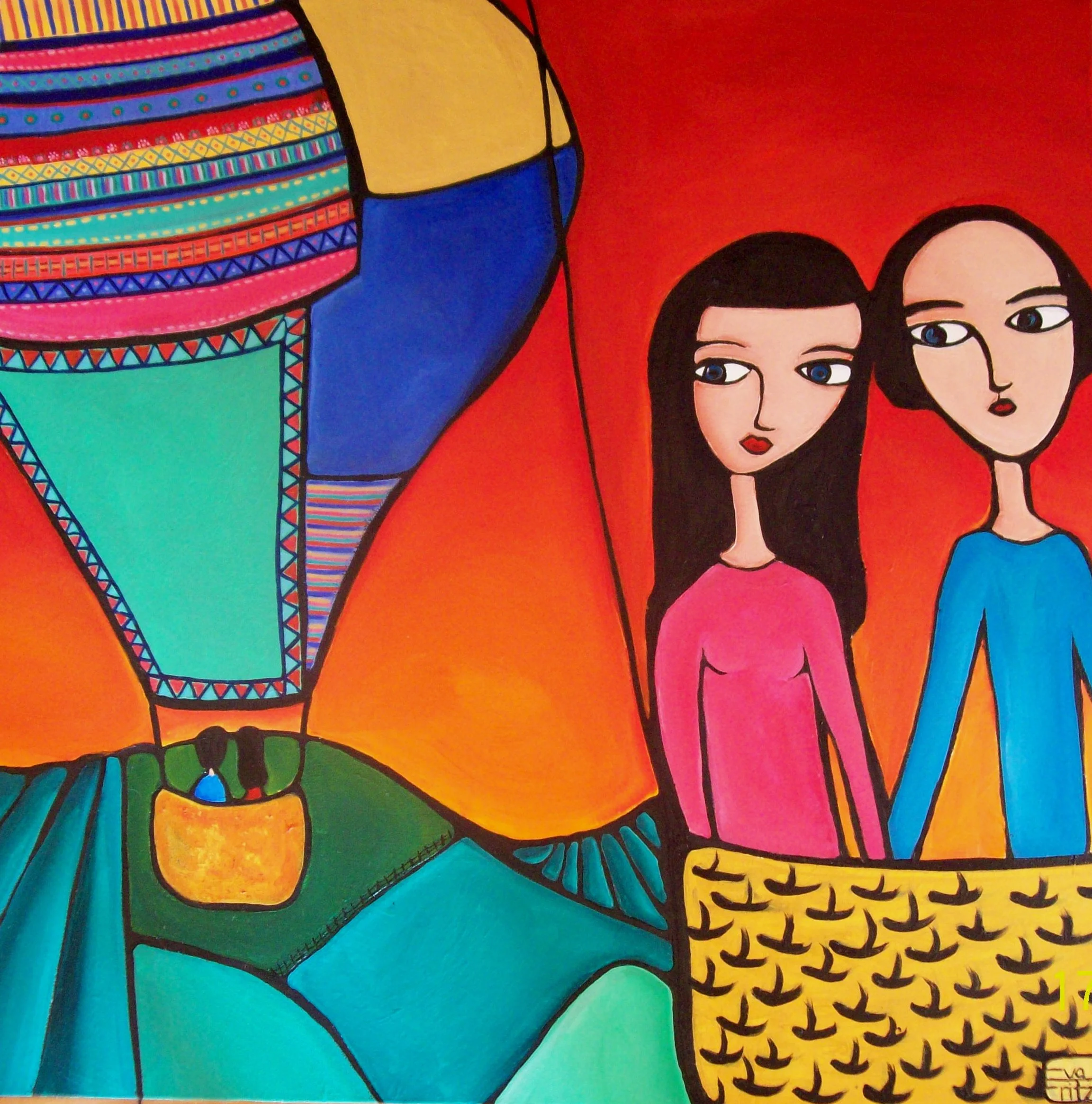 Can we Rise Above it? Oil on canvas.  SOLD